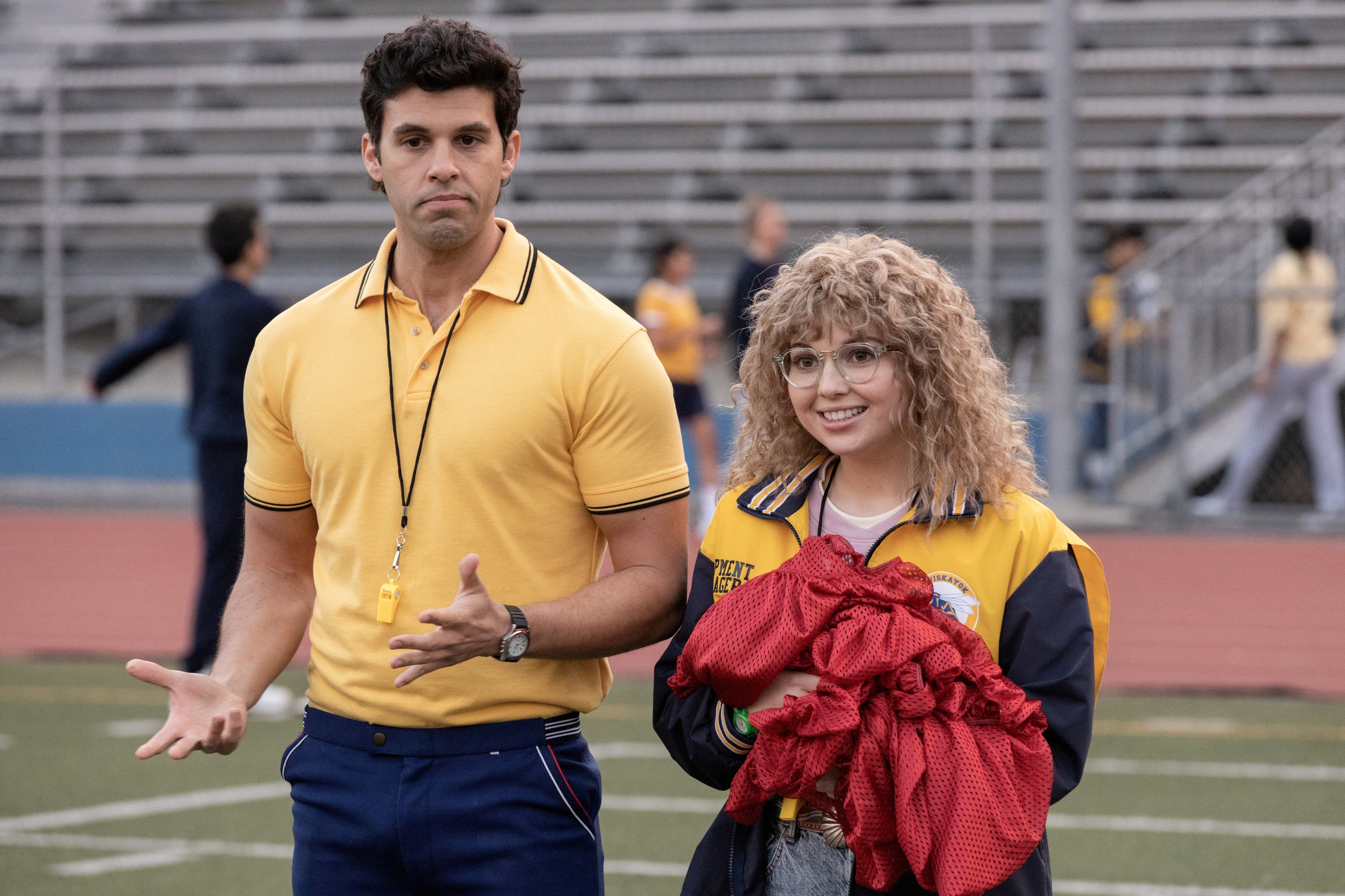 Coach and Cheerleader from Yellowjackets 4K HD Wallpaper