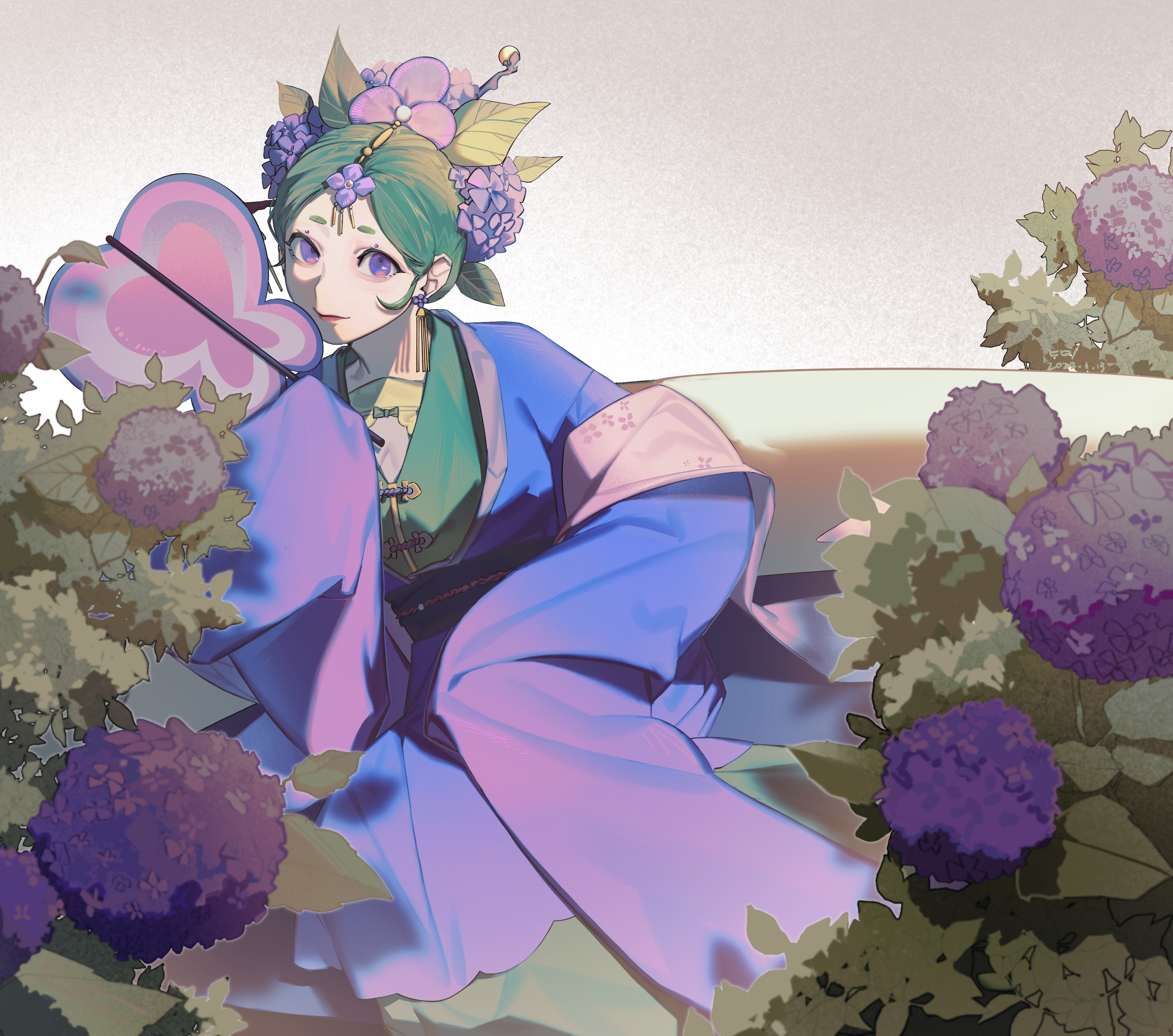 Hydrangea Cookie from Cookie Run: OvenBreak HD Wallpaper