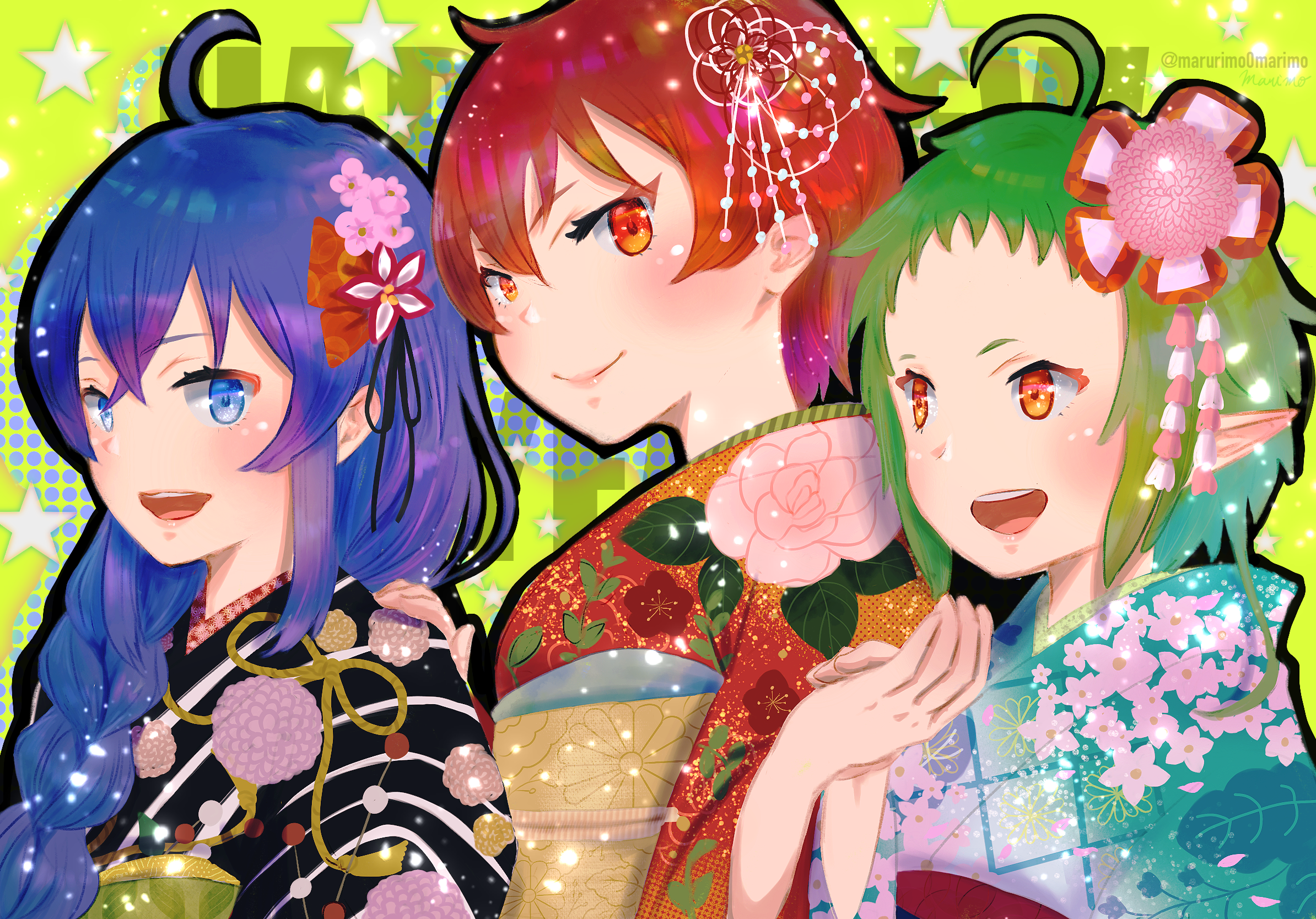 Sylphiette, Eris, and Roxy from Mushoku Tensei: Jobless Reincarnation HD Wallpaper