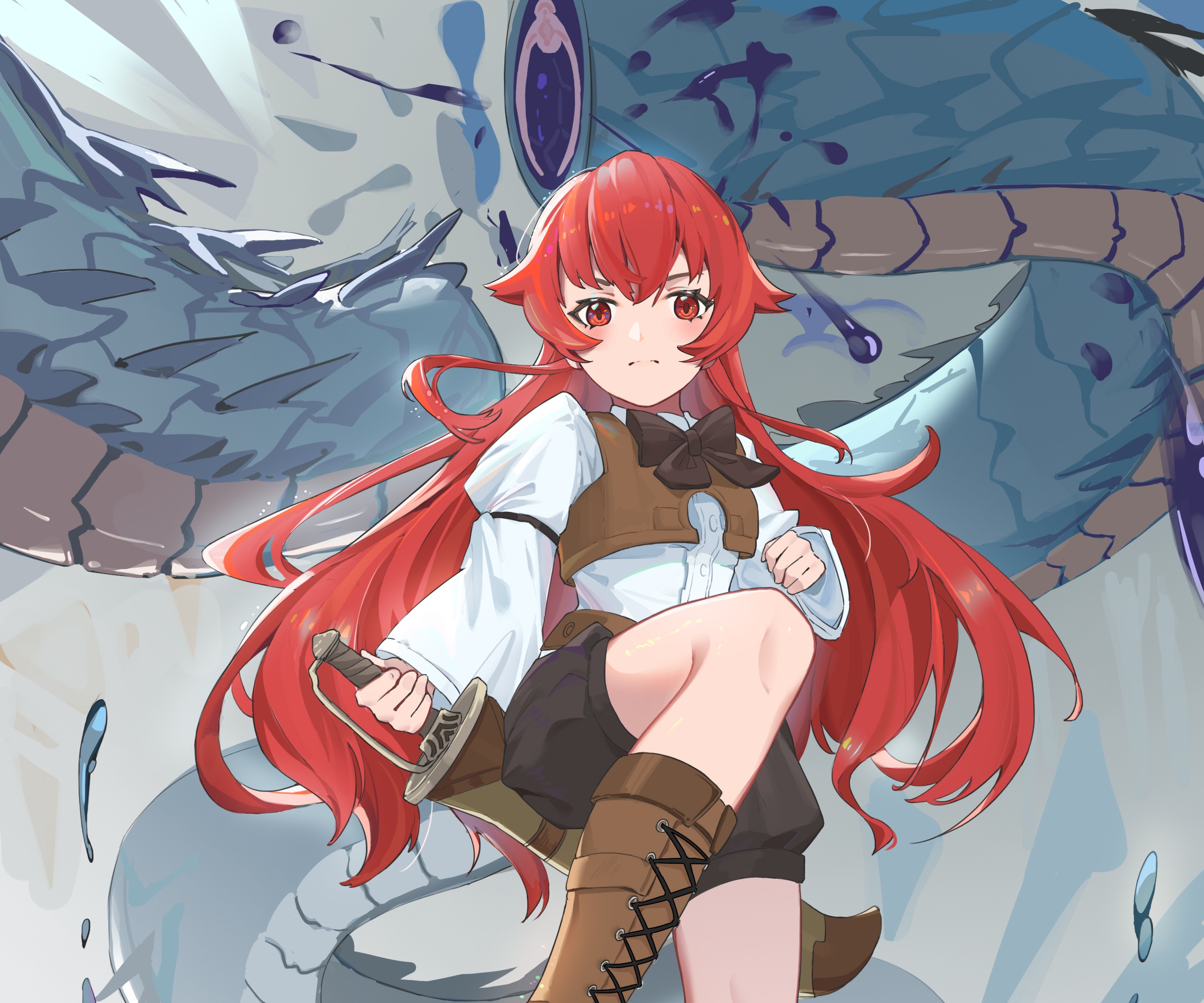 Eris Boreas Greyrat from Mushoku Tensei: Jobless Reincarnation HD Wallpaper