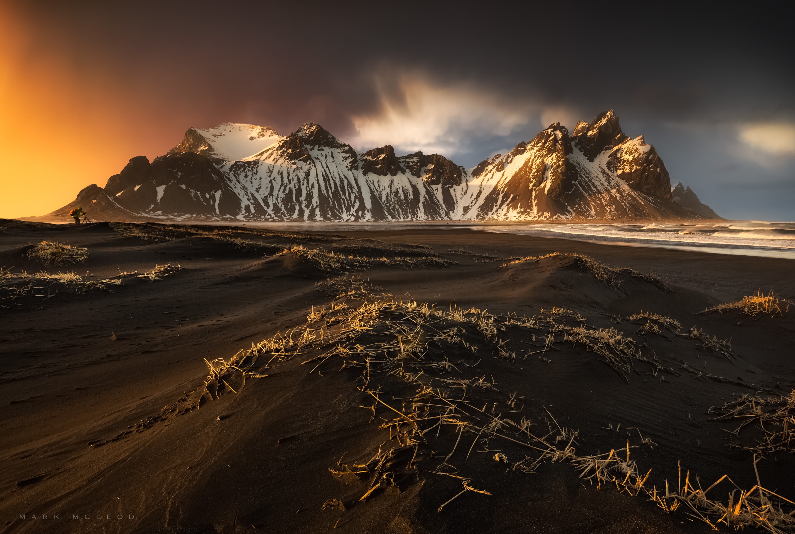 Vesturhorn mountains by Mark McLeod in Iceland HD Wallpaper