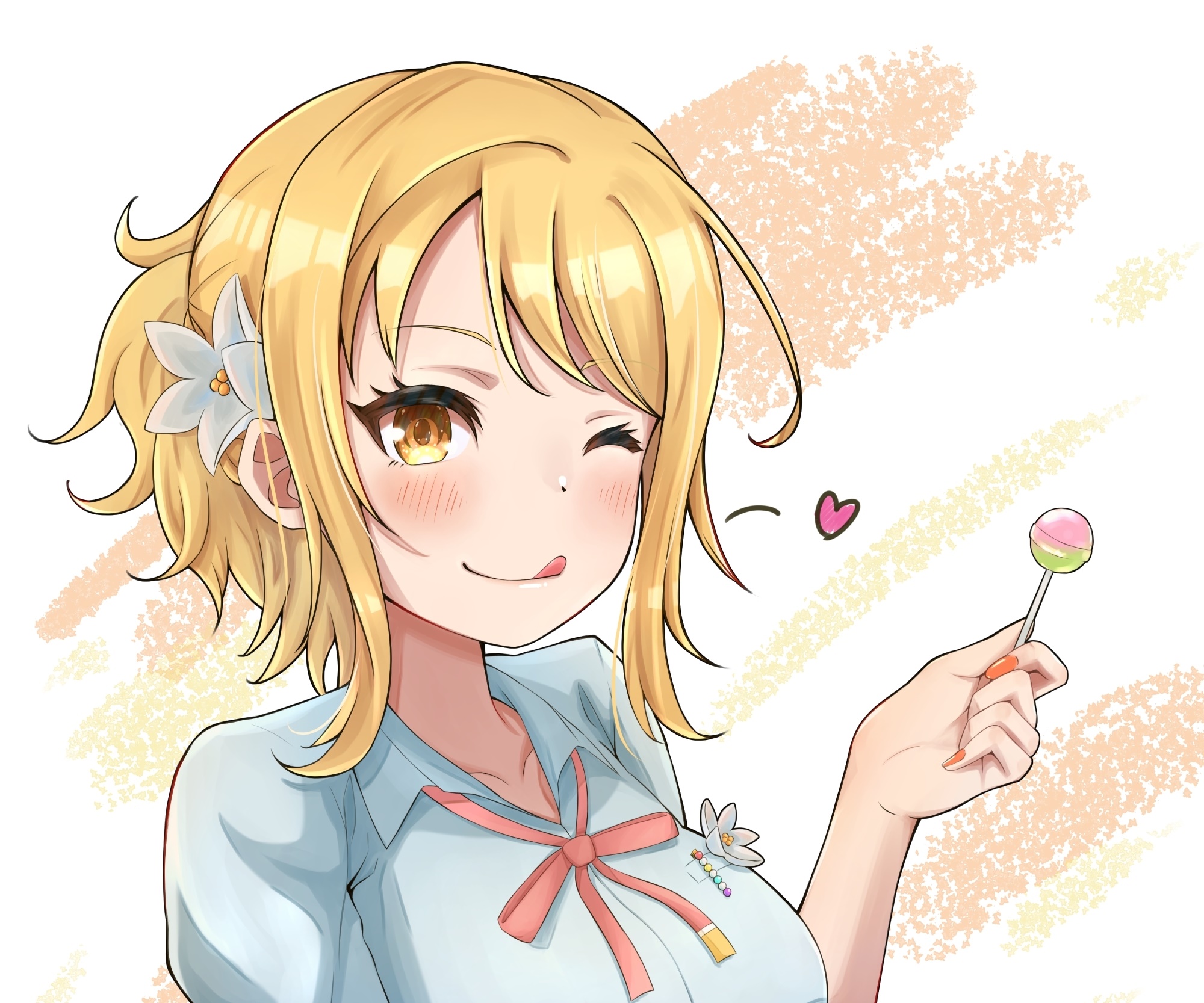 Ai Miyashita from Love Live! Nijigasaki High School Idol Club HD Wallpaper