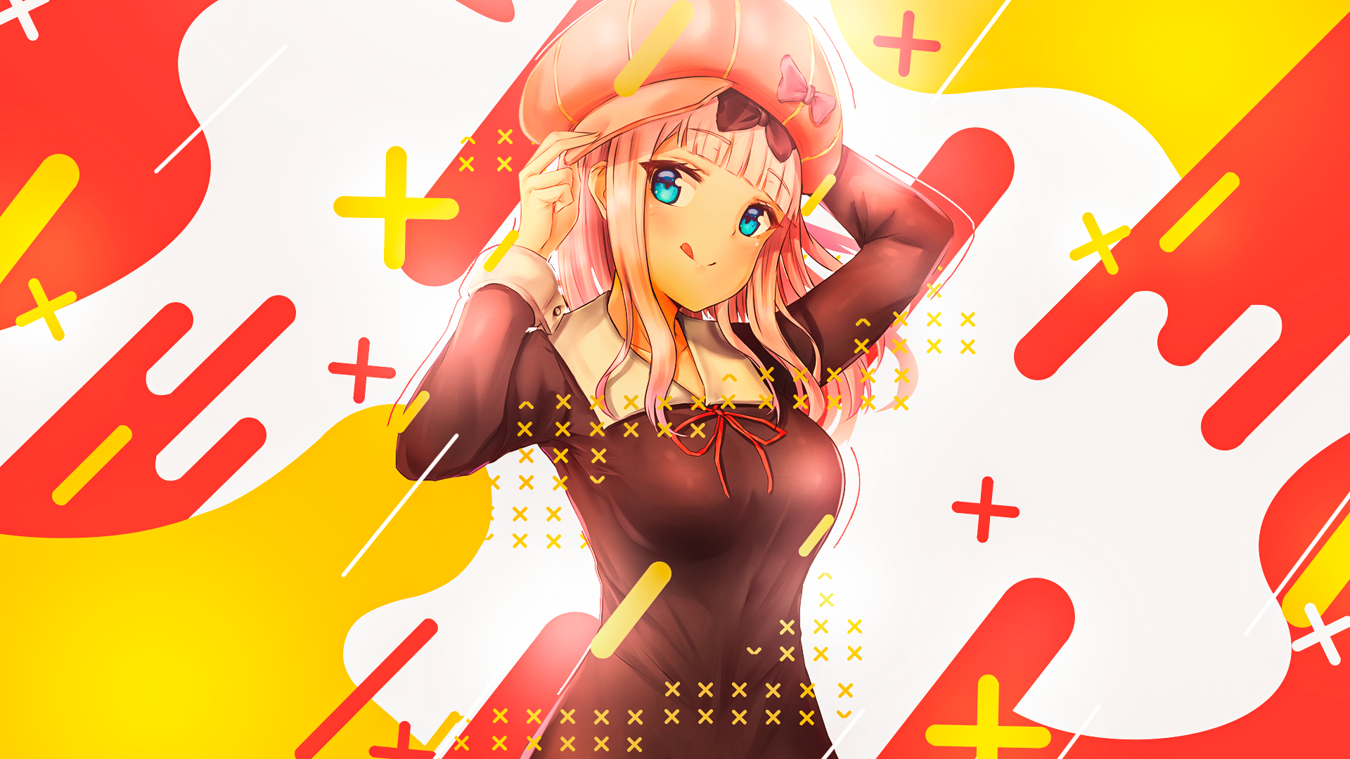 Chika Fujiwara from Kaguya-sama: Love Is War HD Wallpaper