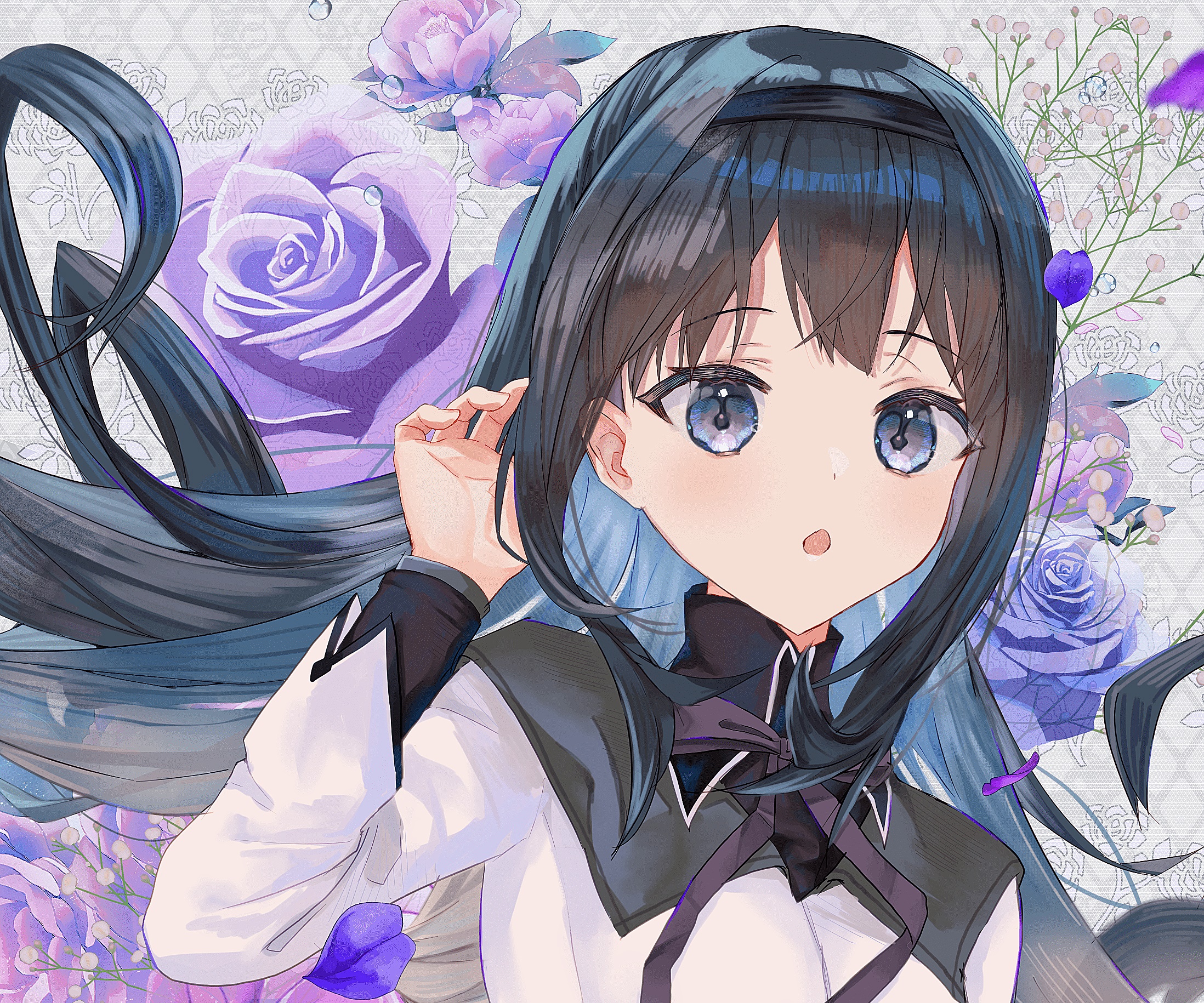 Homura Akemi from Puella Magi Madoka Magica HD Wallpaper