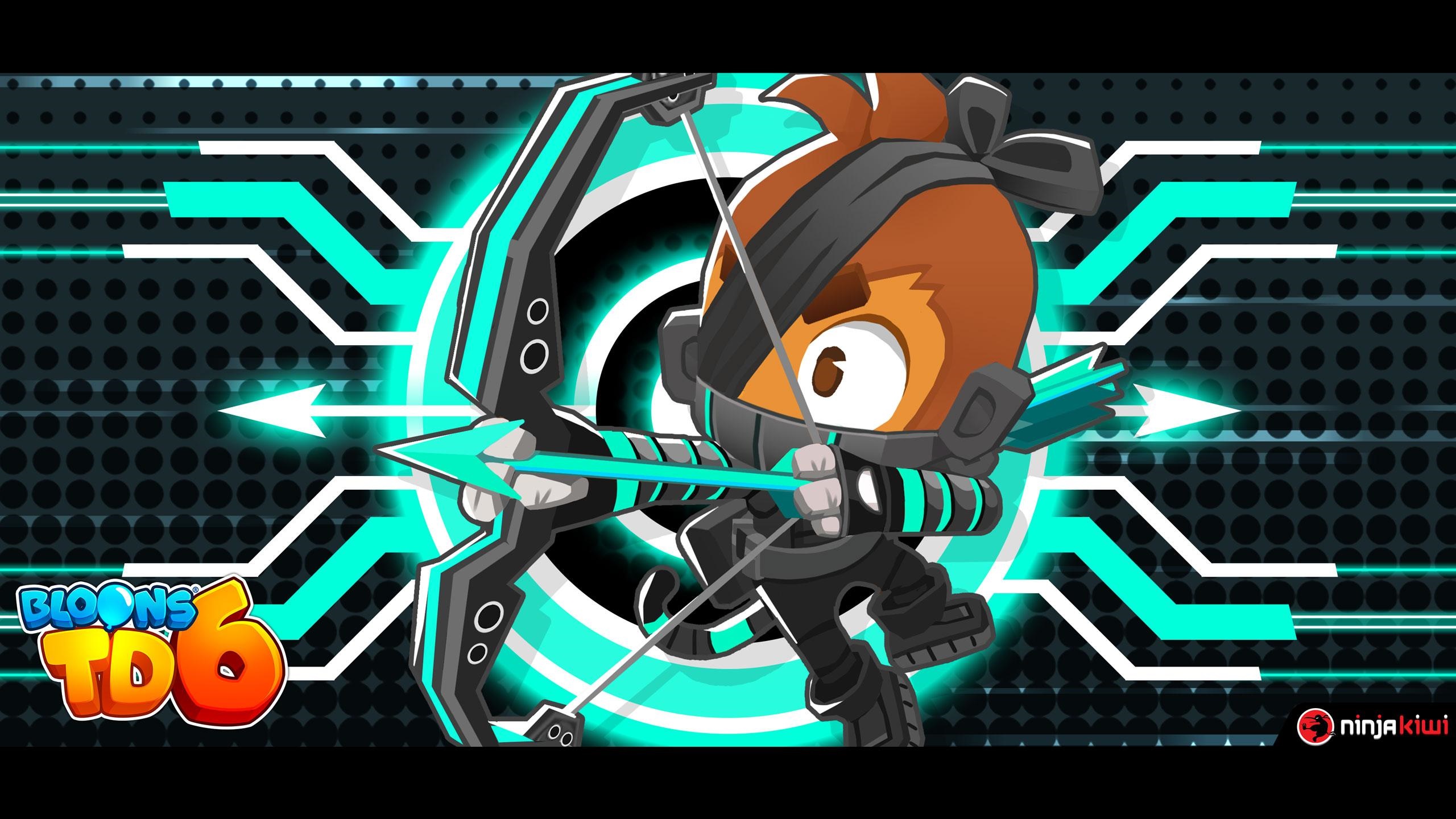 Ninja Monkey from Bloons TD 6 HD Wallpaper