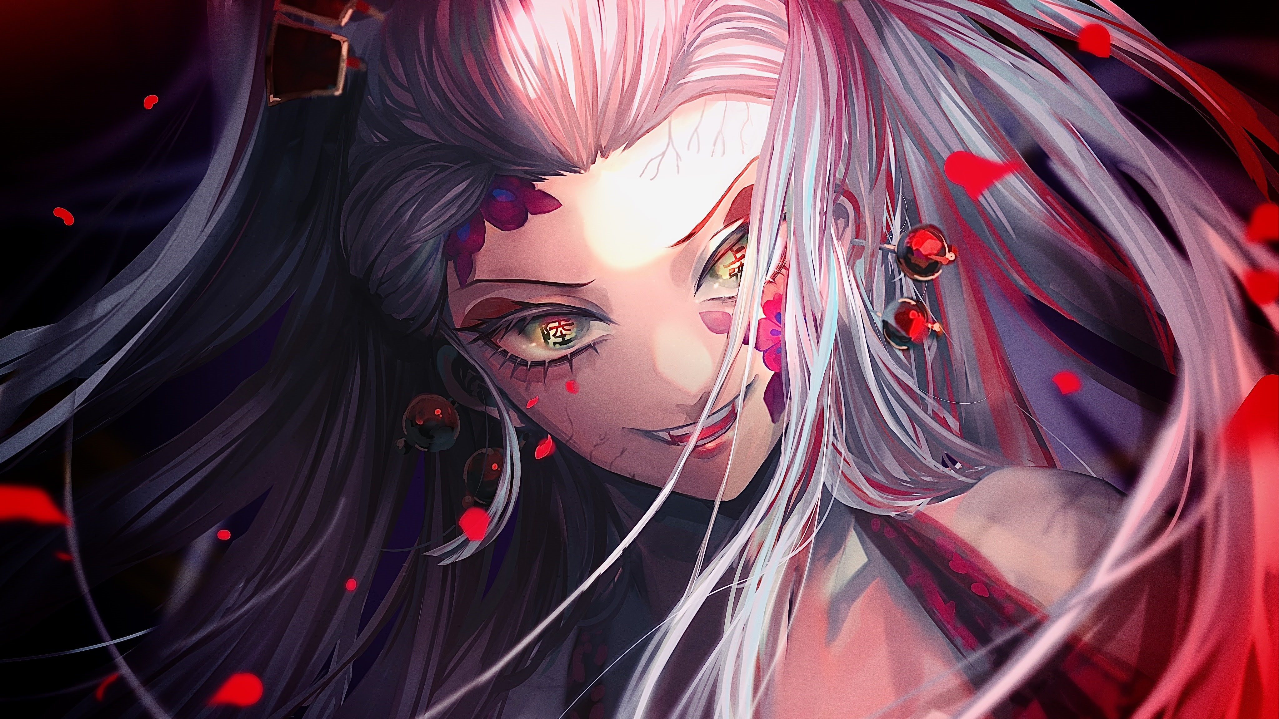 Daki from Demon Slayer: Kimetsu No Yaiba 4K HD Wallpaper