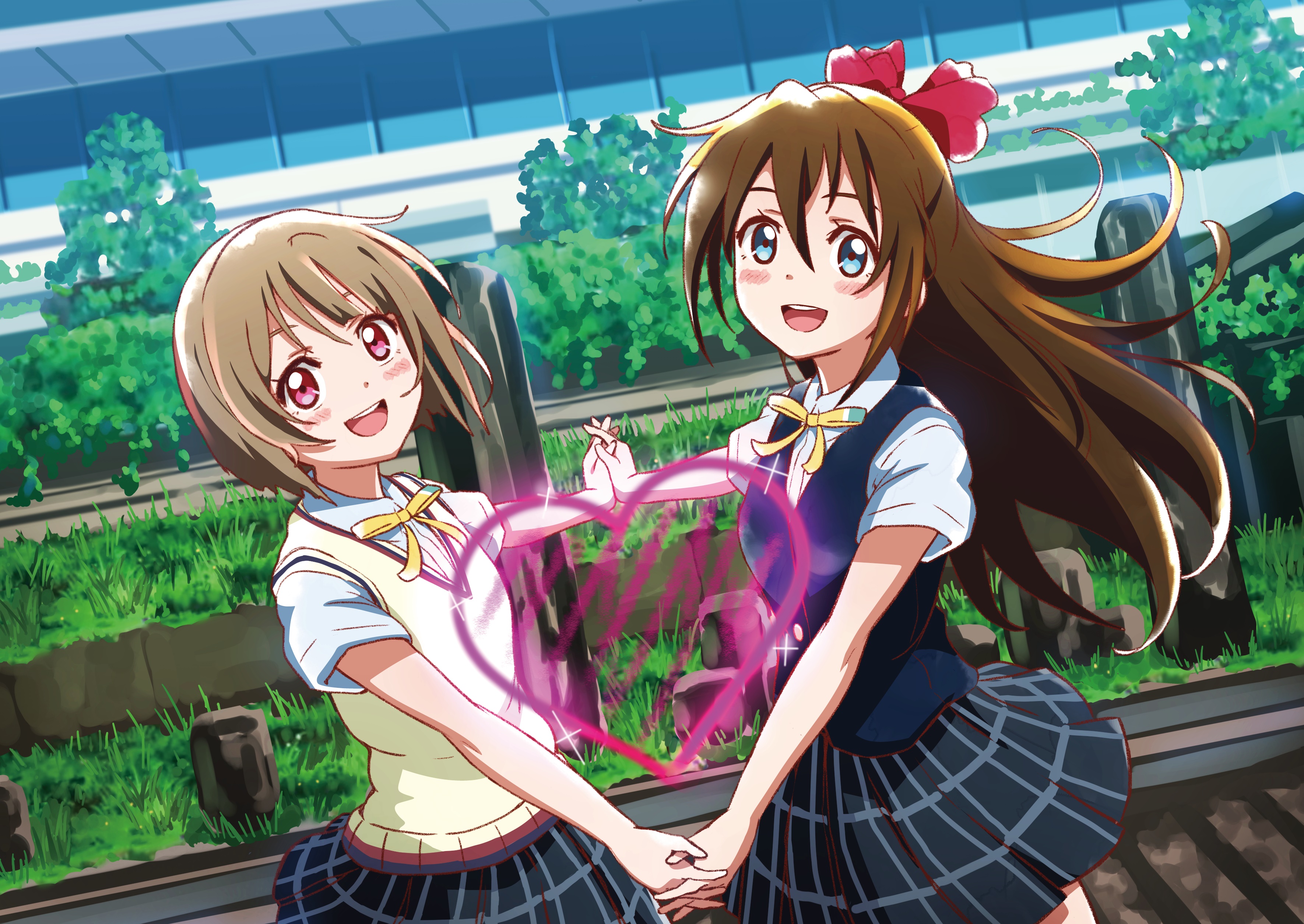 Kasumi Nakasu and Shizuku Osaka from Love Live! Nijigasaki High School Idol Club HD Wallpaper