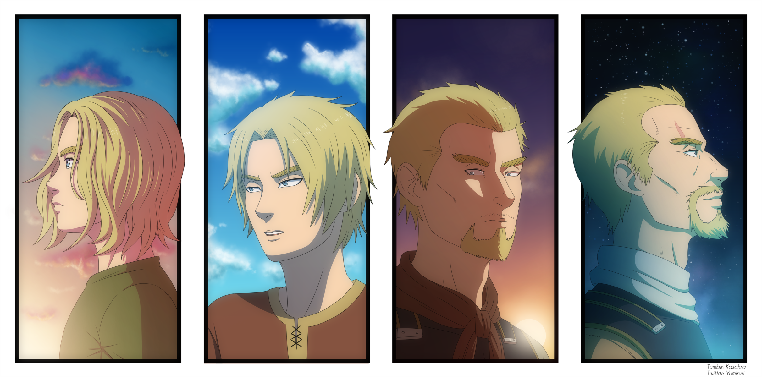 Askeladd from Vinland Saga progression HD Wallpaper
