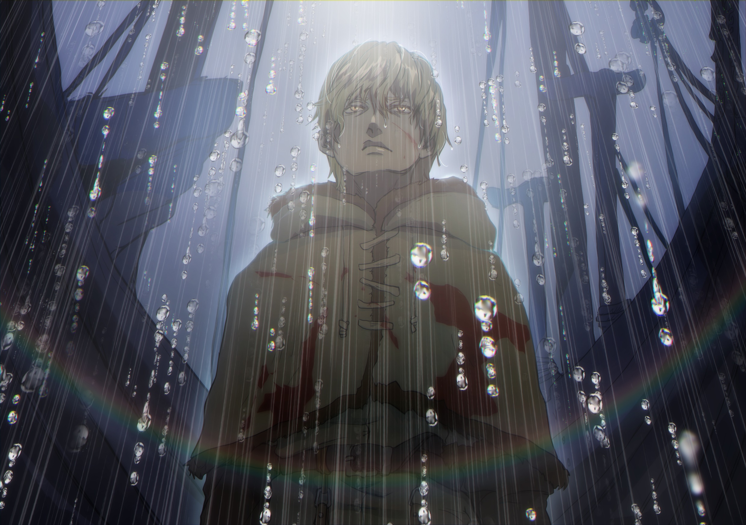 Thorfinn from Vinland Saga in the rain HD Wallpaper