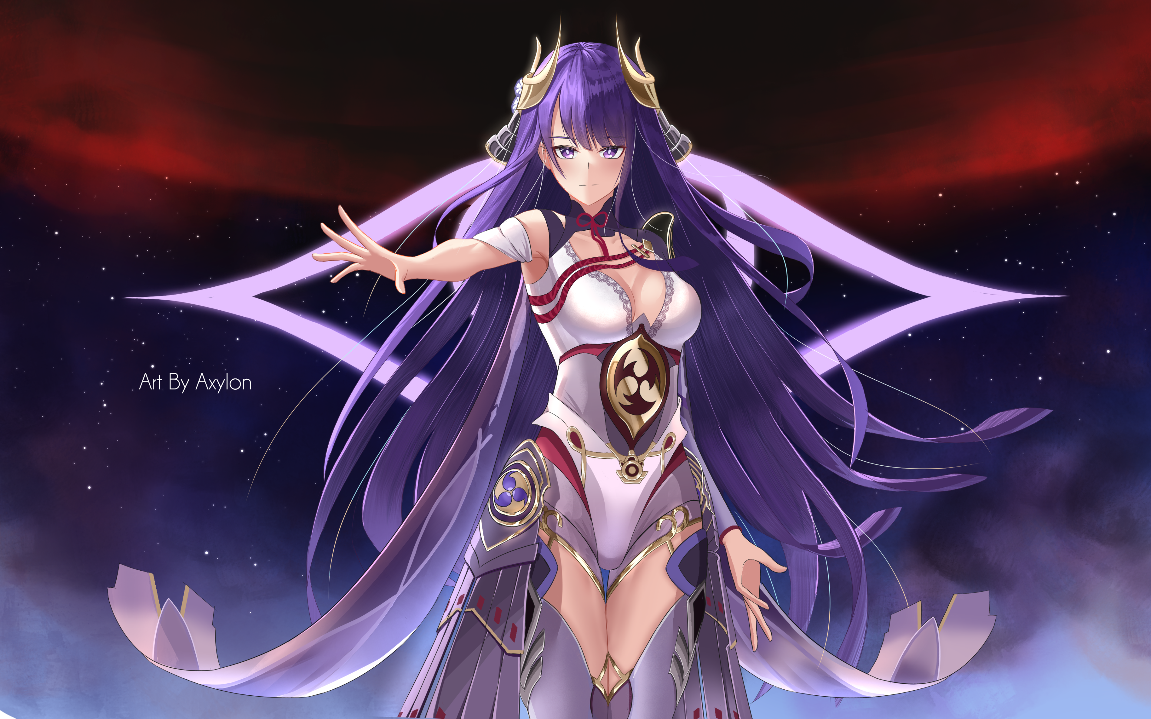 Raiden Shogun from Genshin Impact HD Wallpaper