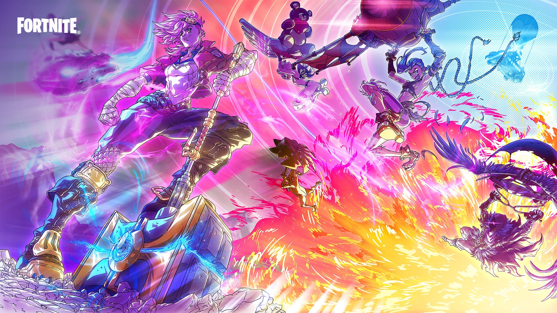 Fortnite Loading Screen: Vi and Jinx HD Wallpaper