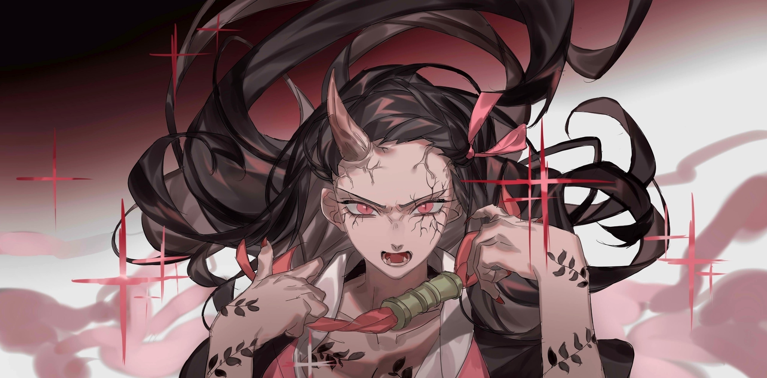 Nezuko Kamado from Demon Slayer: Kimetsu No Yaiba HD Wallpaper