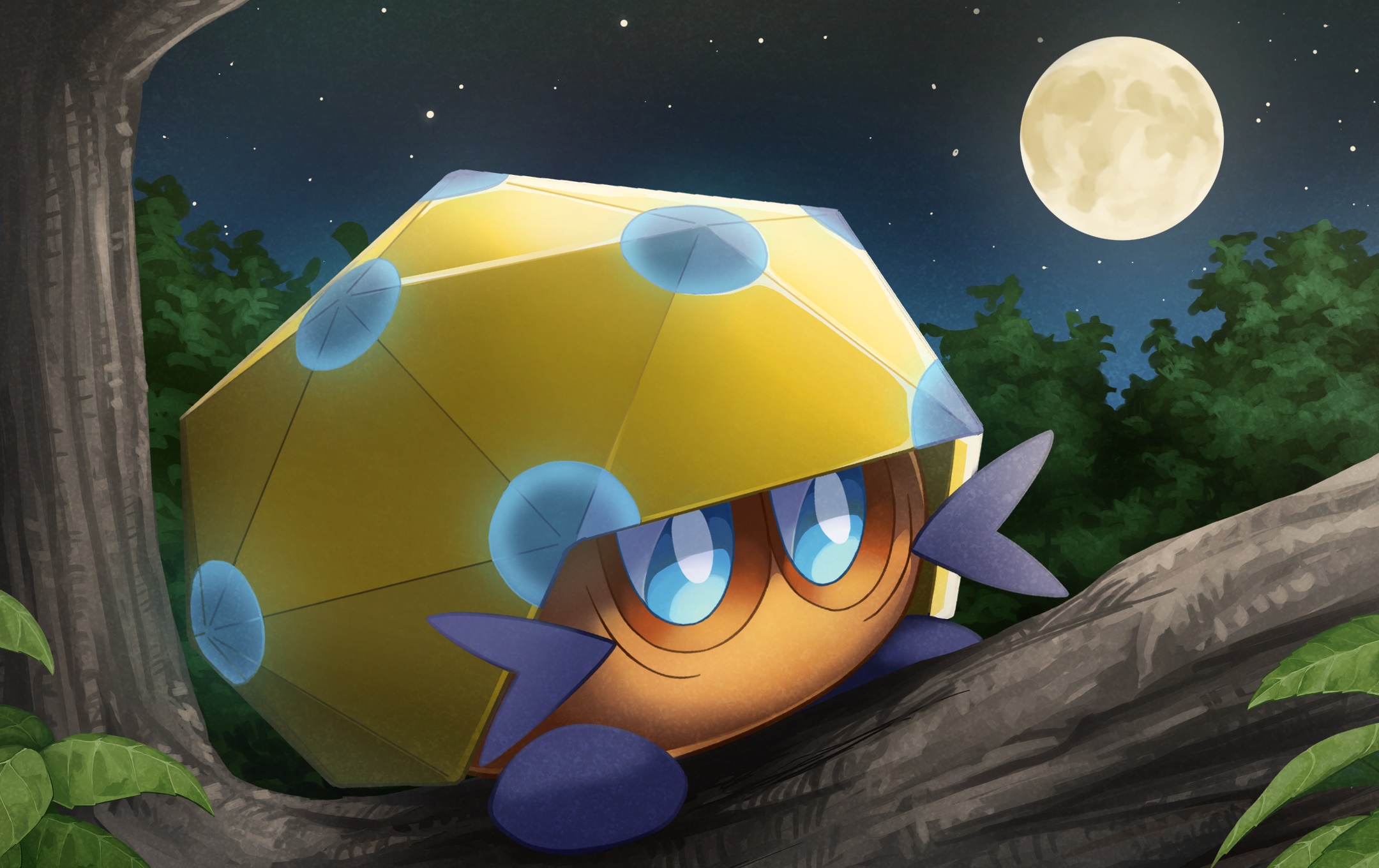 Dottler from Pokémon Sword and Shield at night HD Wallpaper