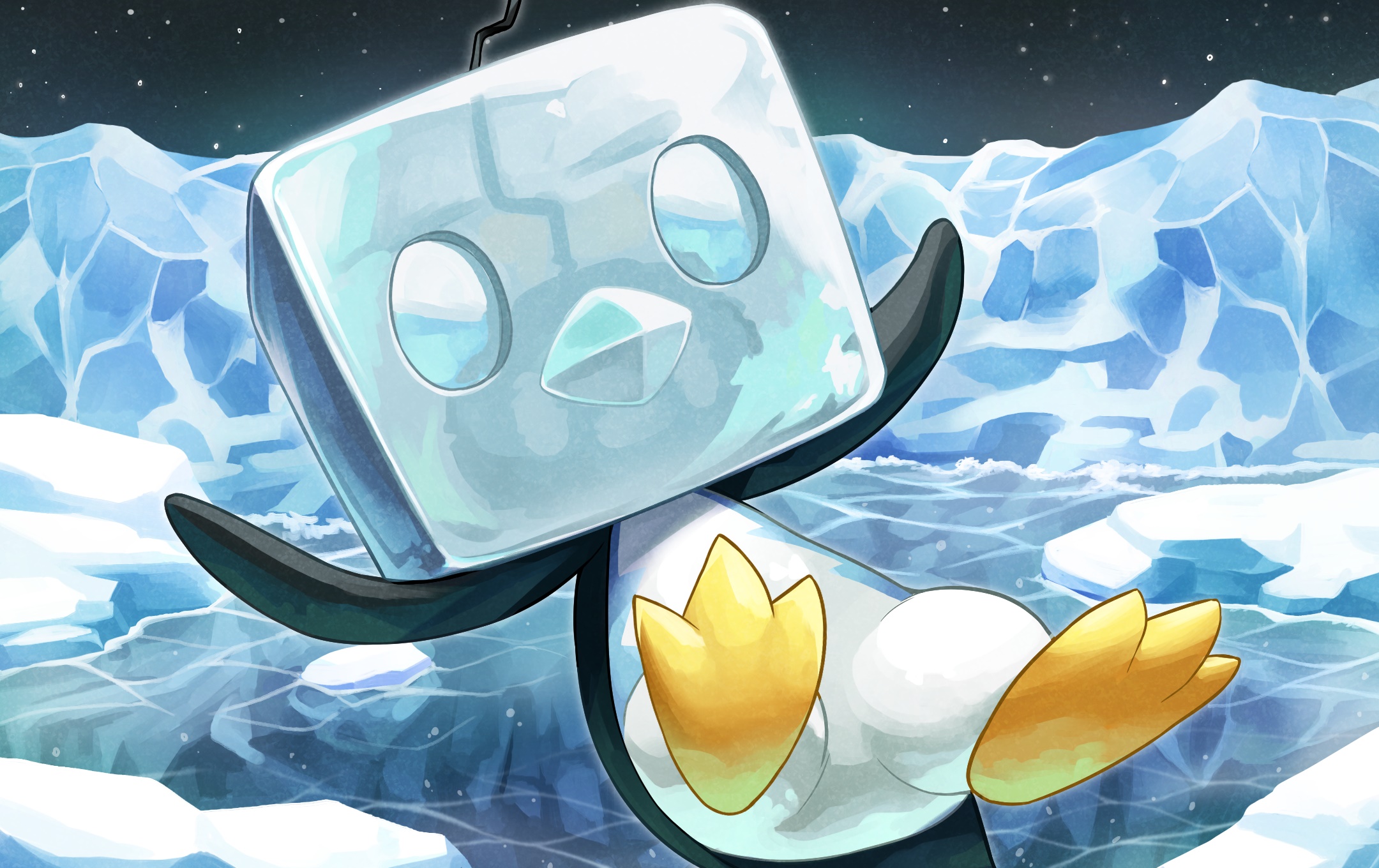 Eiscue from Pokémon Sword and Shield HD Wallpaper