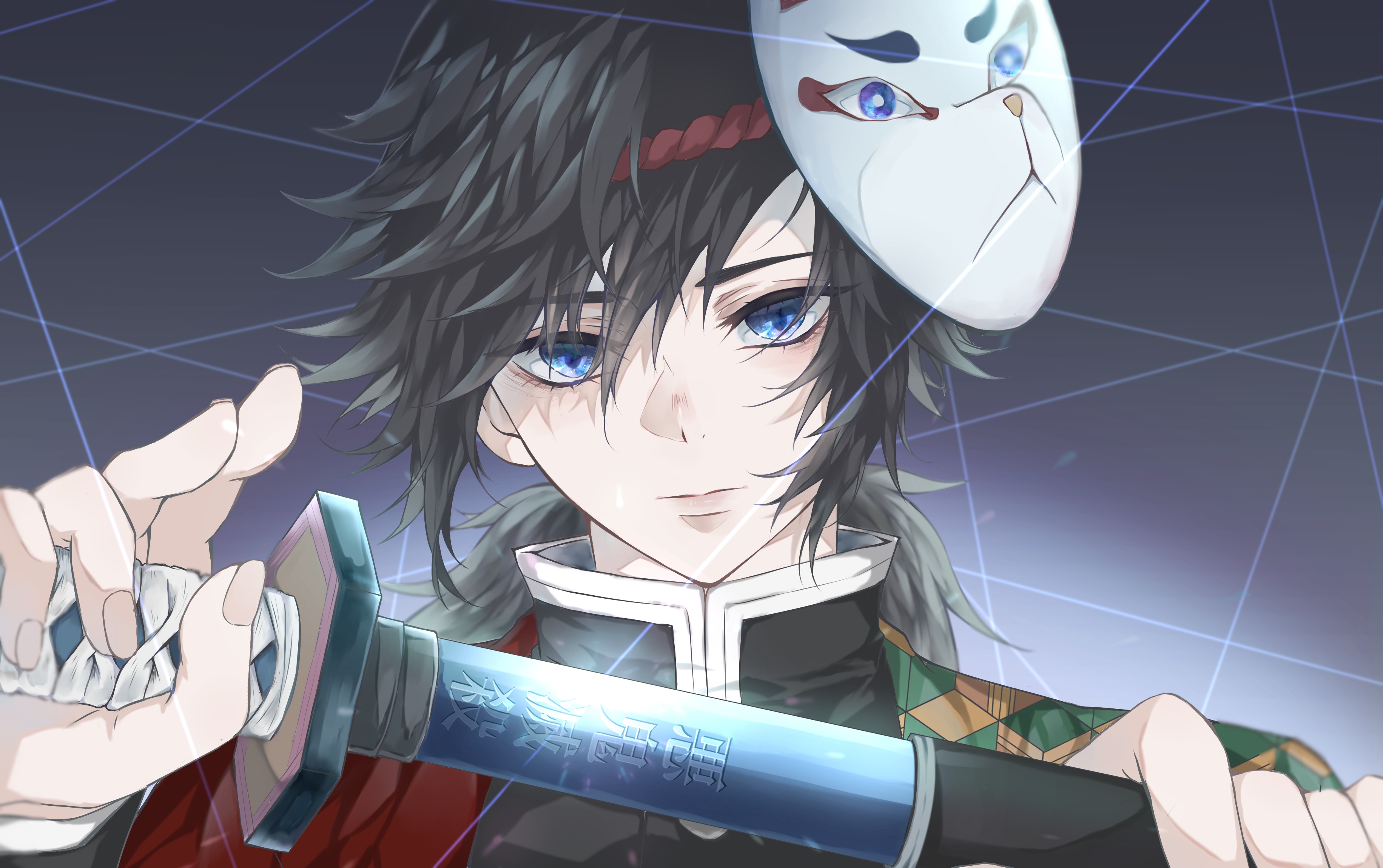 Giyuu Tomioka from Demon Slayer: Kimetsu No Yaiba HD Wallpaper