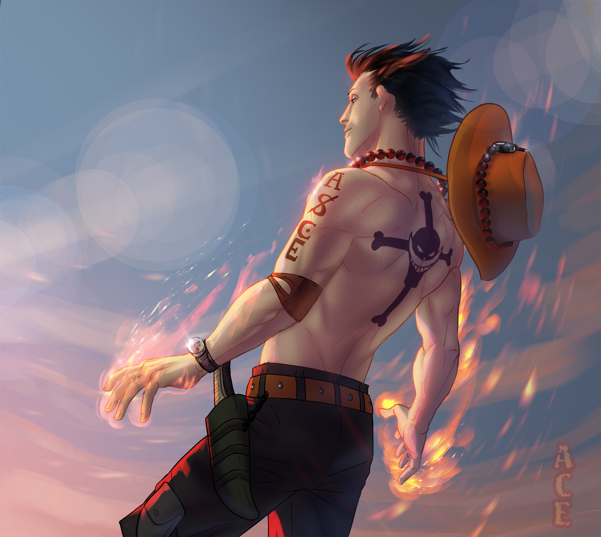 Portgas D. Ace from One Piece HD Wallpaper