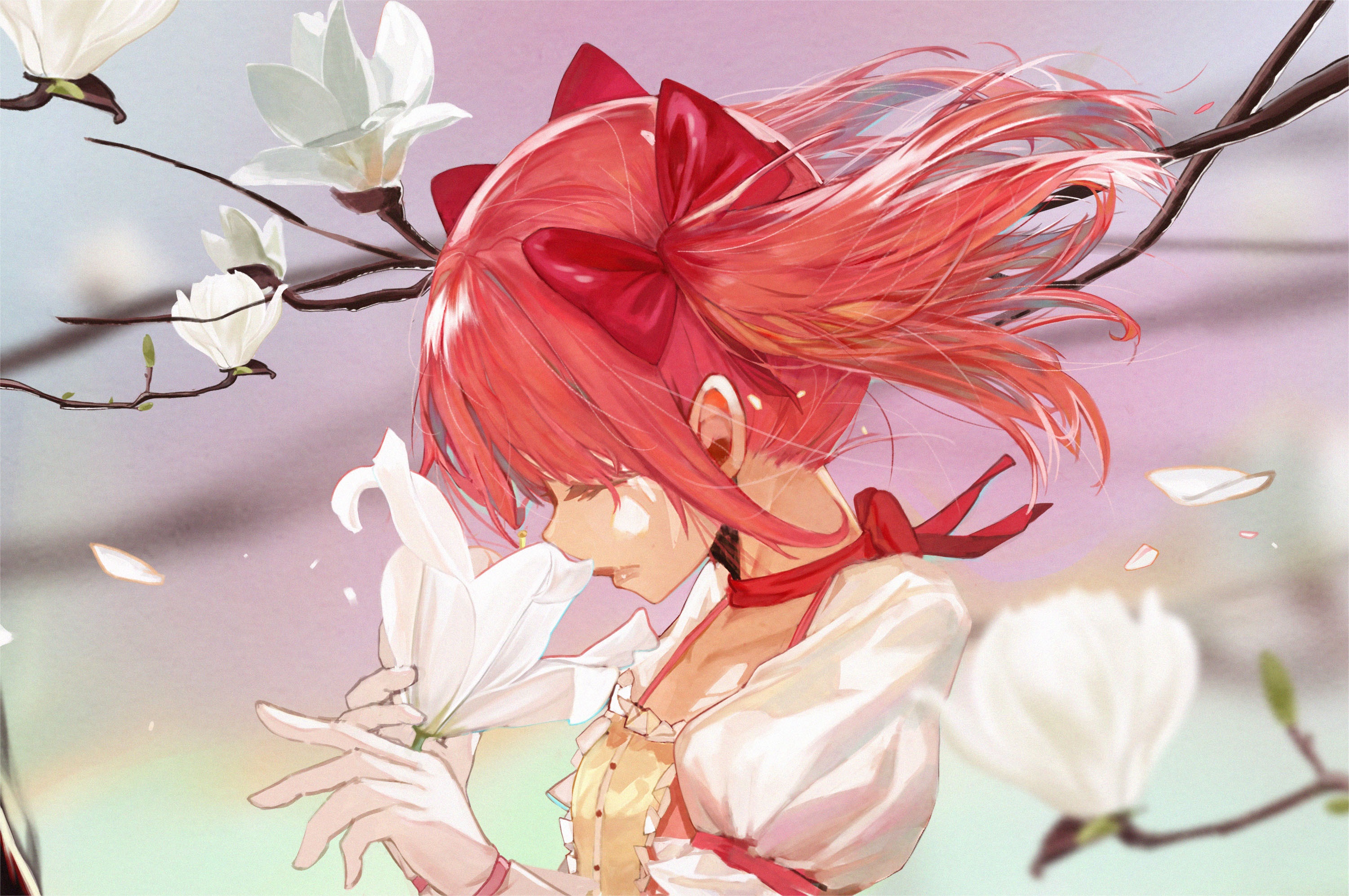 Madoka Kaname from Puella Magi Madoka Magica HD Wallpaper