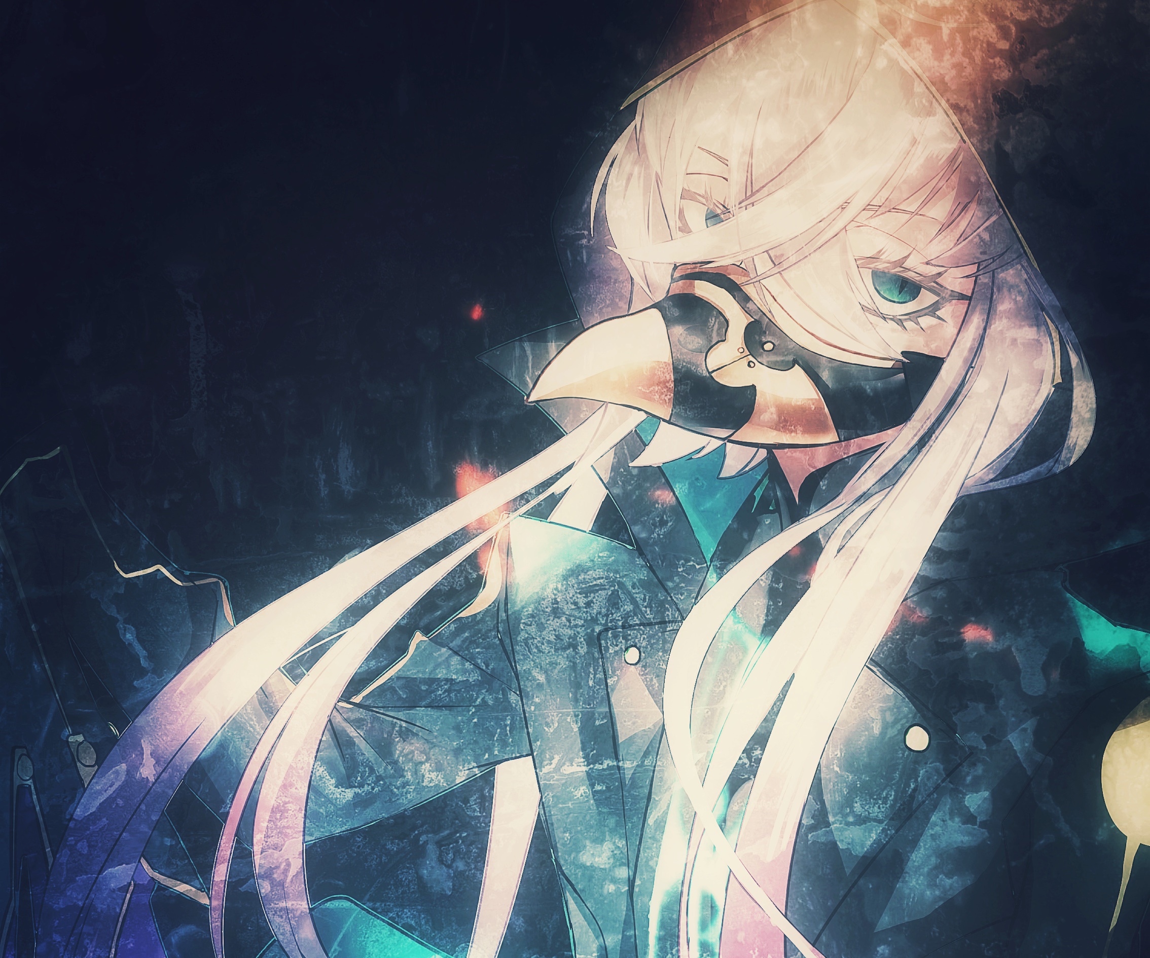 Asclepius from Fate/Grand Order wearing a mask HD Wallpaper