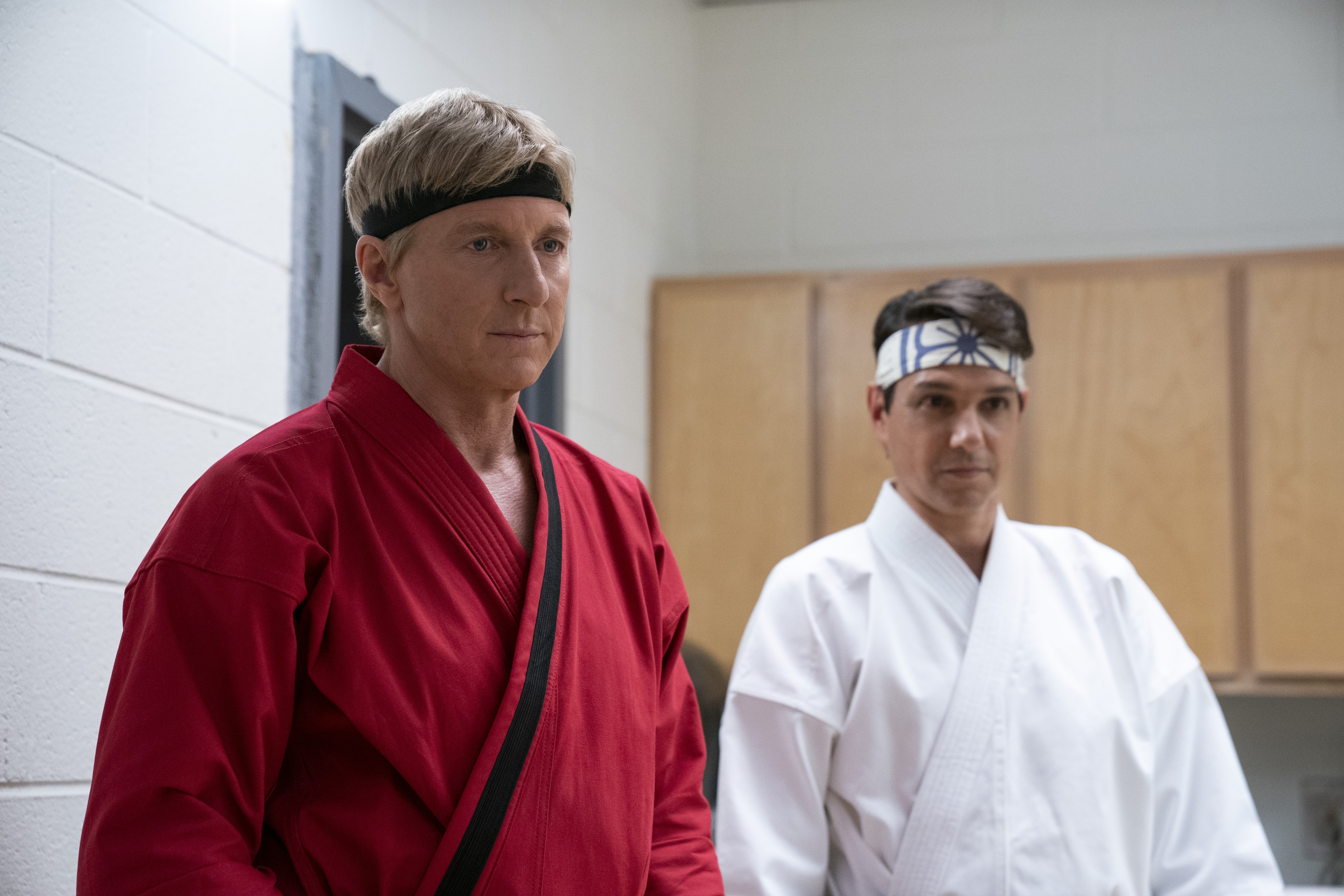 Johnny Lawrence and Daniel LaRusso from Cobra Kai HD Wallpaper
