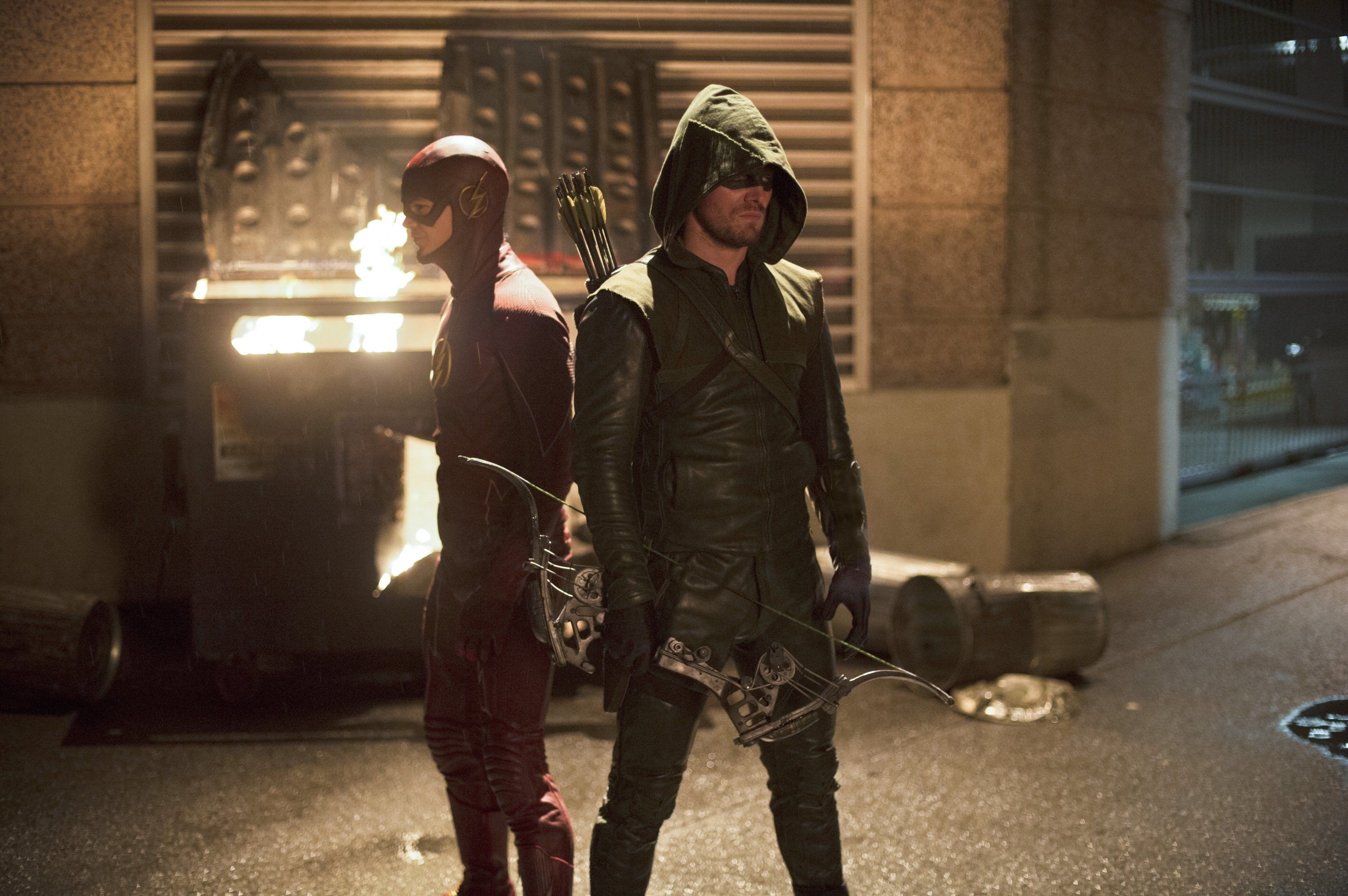 The Flash and Green Arrow from DC Comics HD Wallpaper