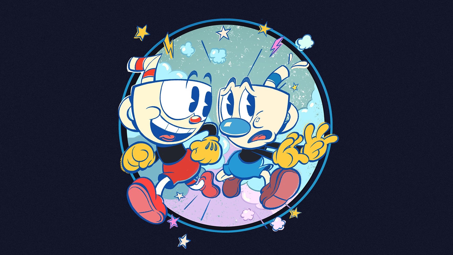 Cuphead and Mugman from The Cuphead Show! HD Wallpaper