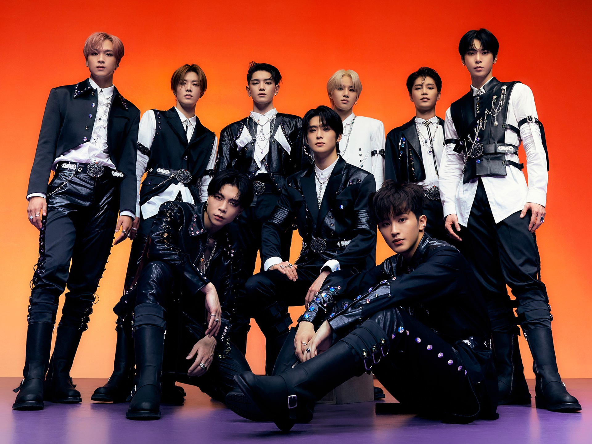NCT members posing for a group photo HD Wallpaper