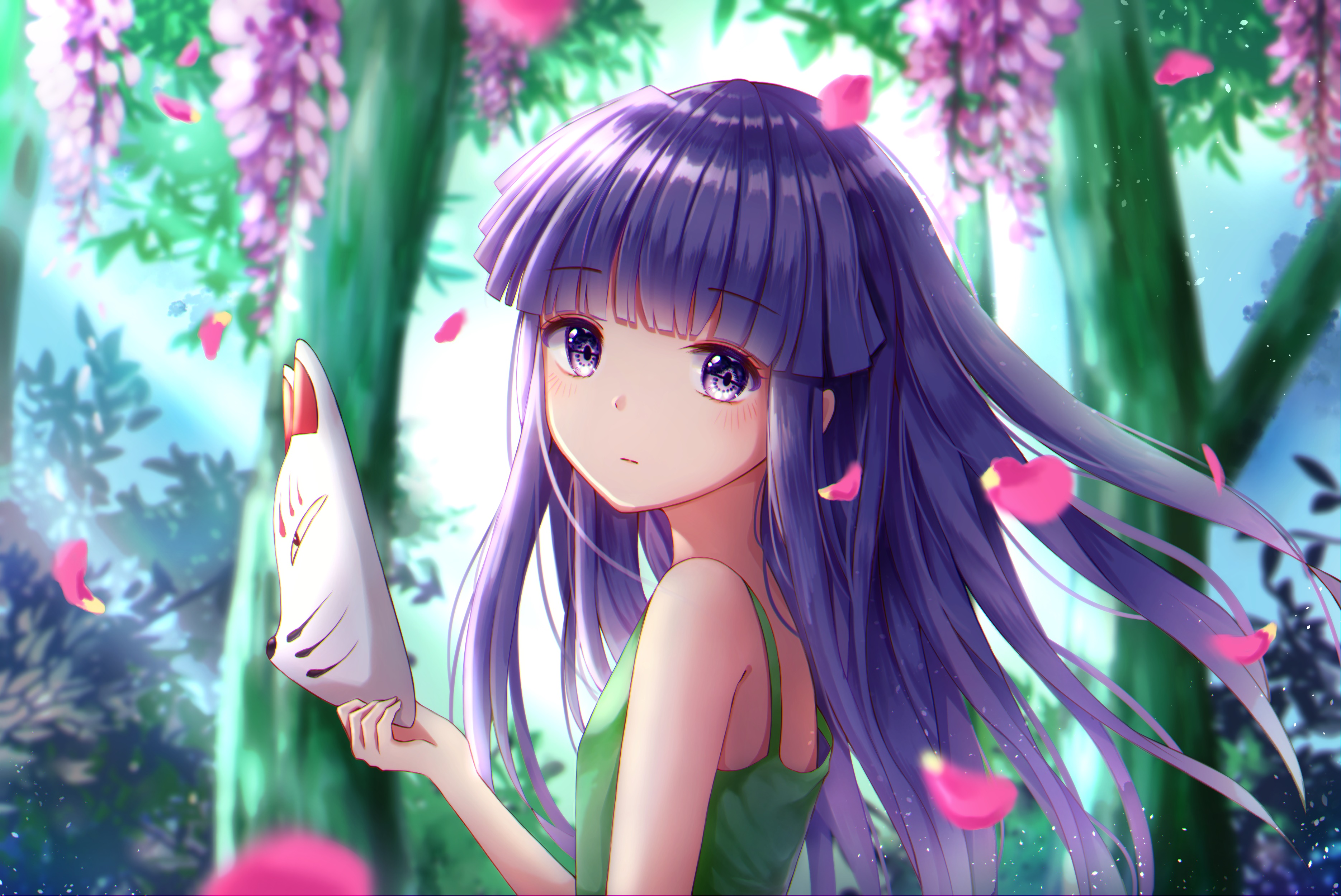 Furude Rika from When They Cry HD Wallpaper