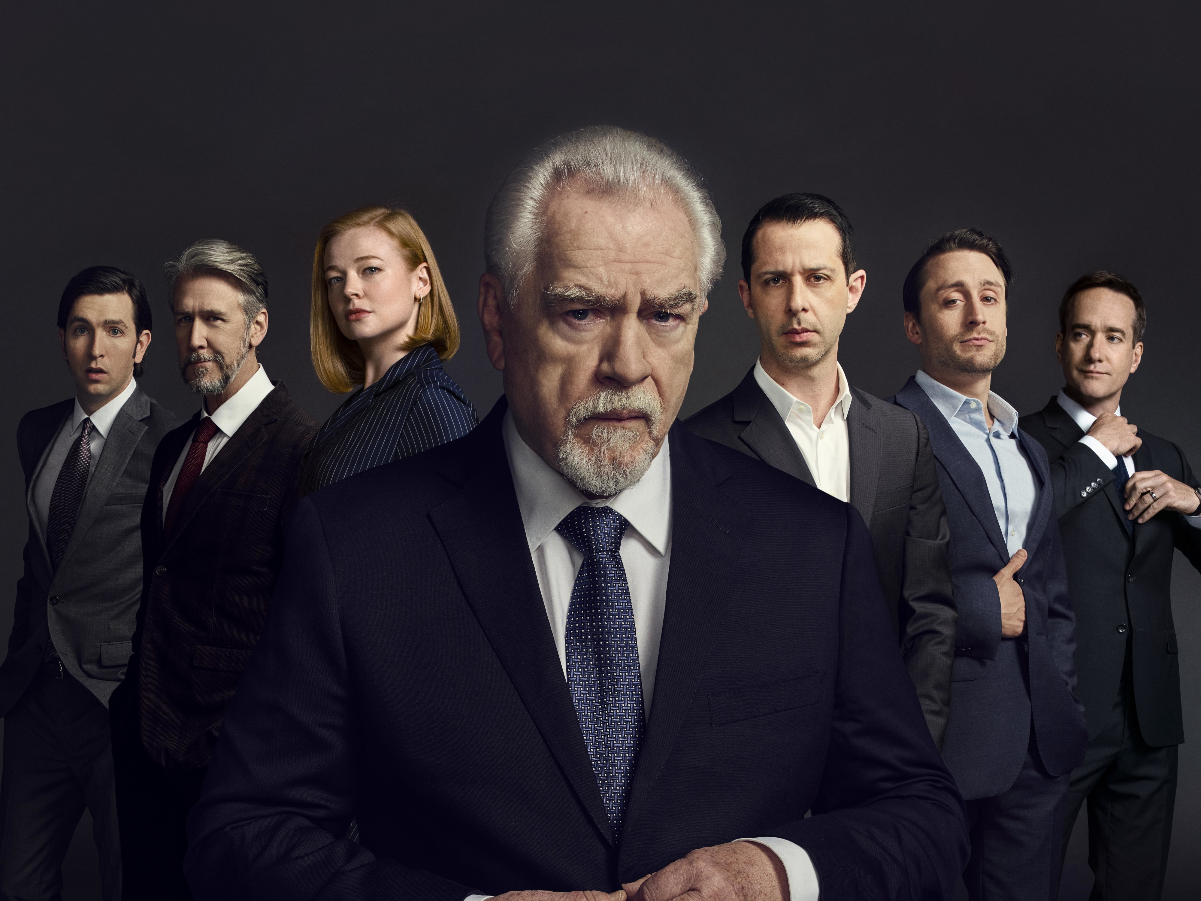 Succession 4K with Sarah Snook and Brian Cox HD Wallpaper