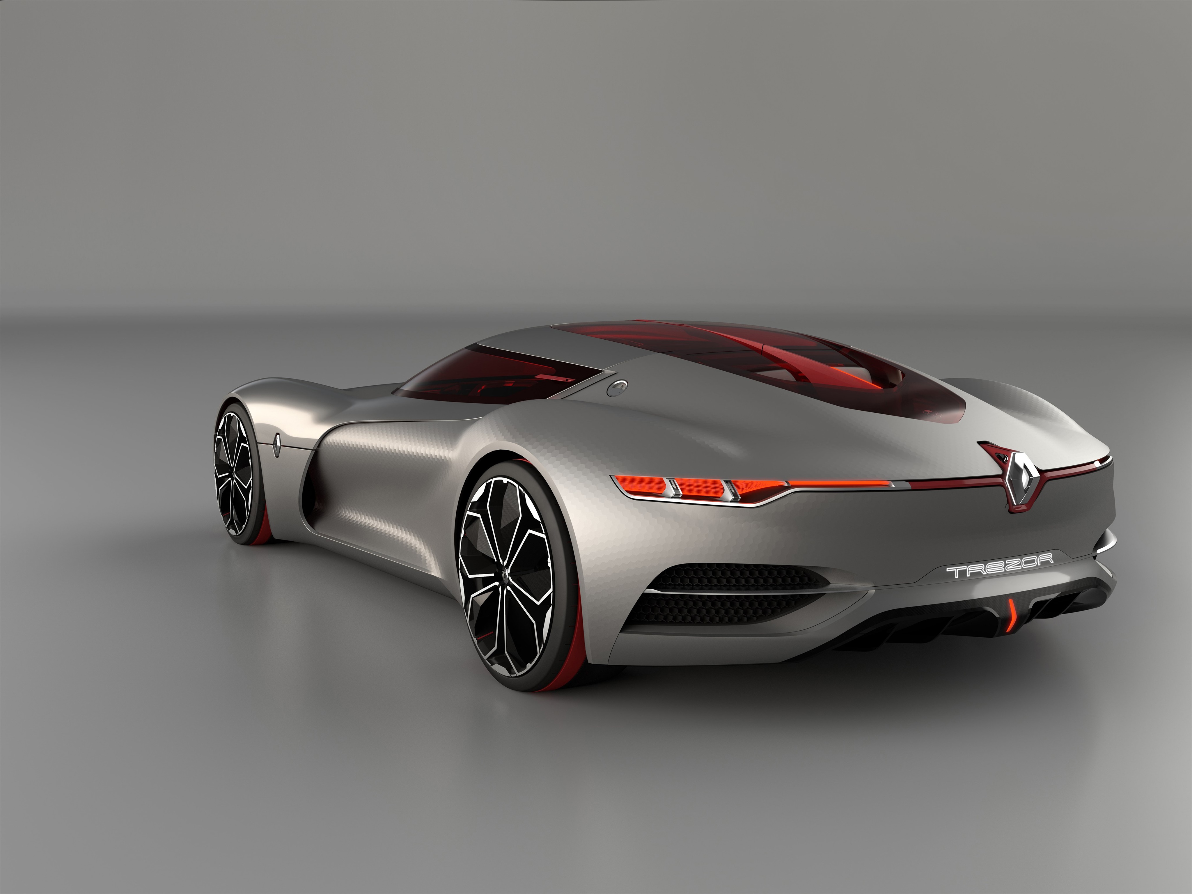 Renault Trezor concept car rear view HD Wallpaper