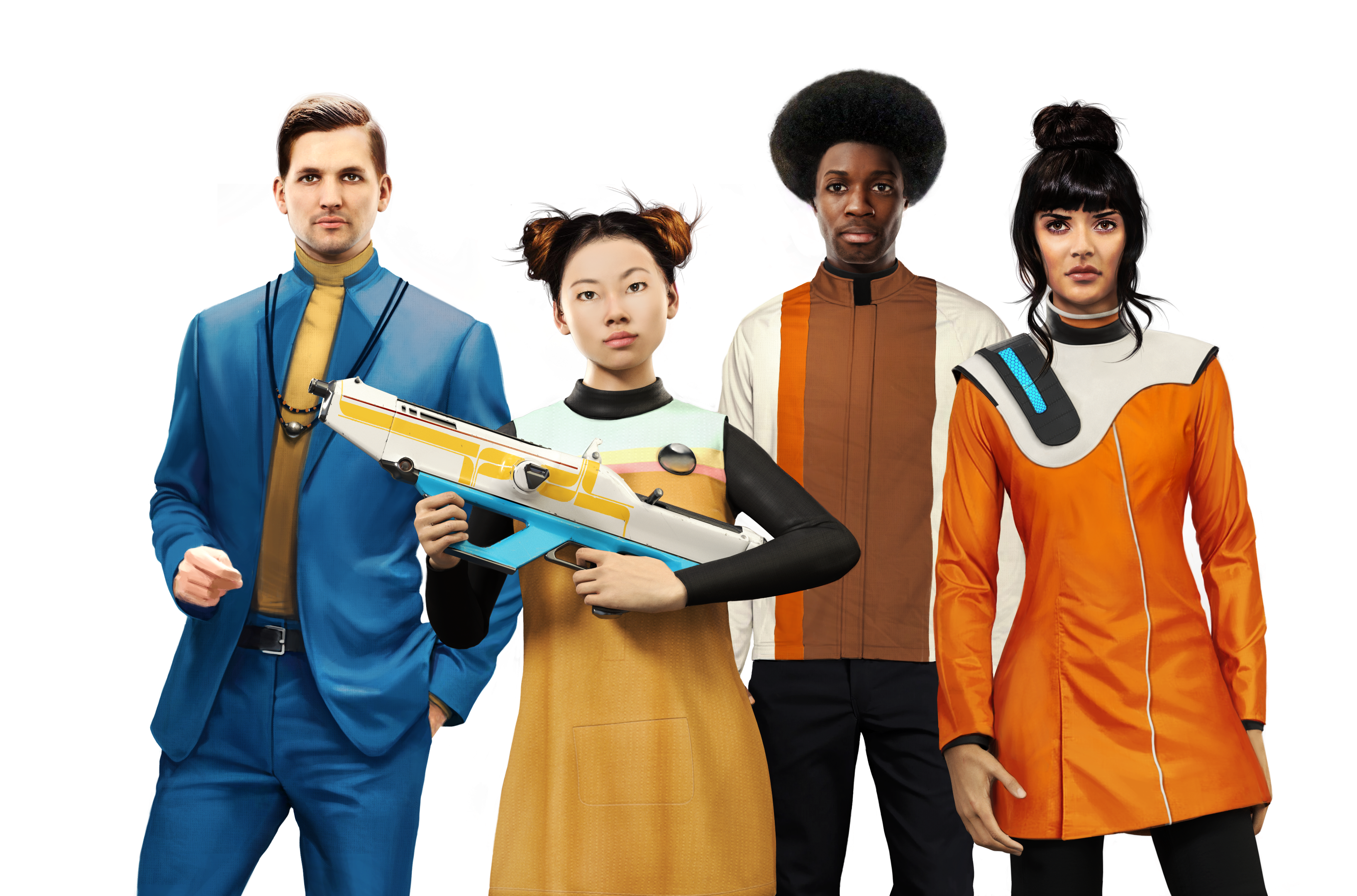 Four characters from The Anacrusis HD Wallpaper