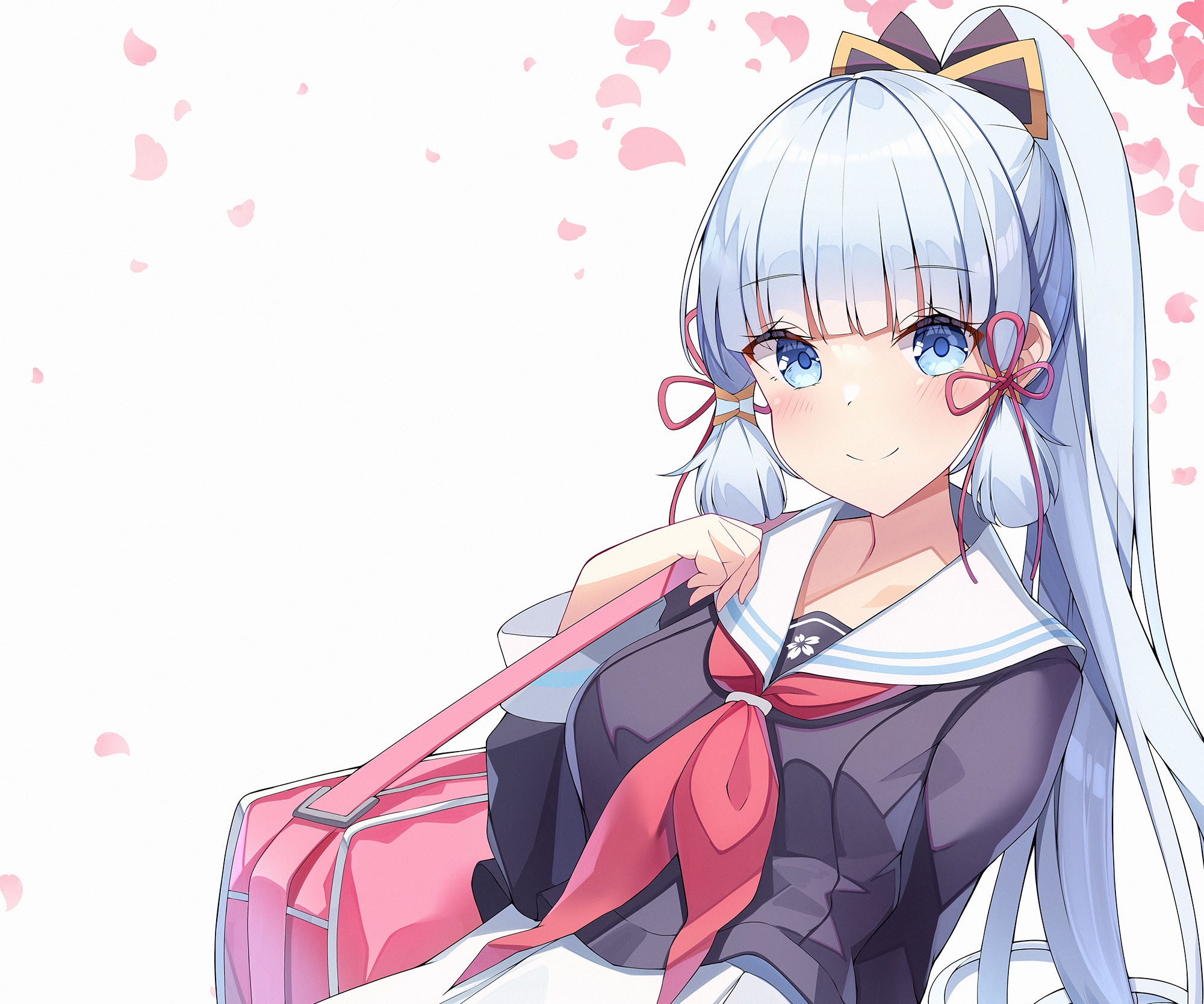 Kamisato Ayaka from Genshin Impact HD Wallpaper