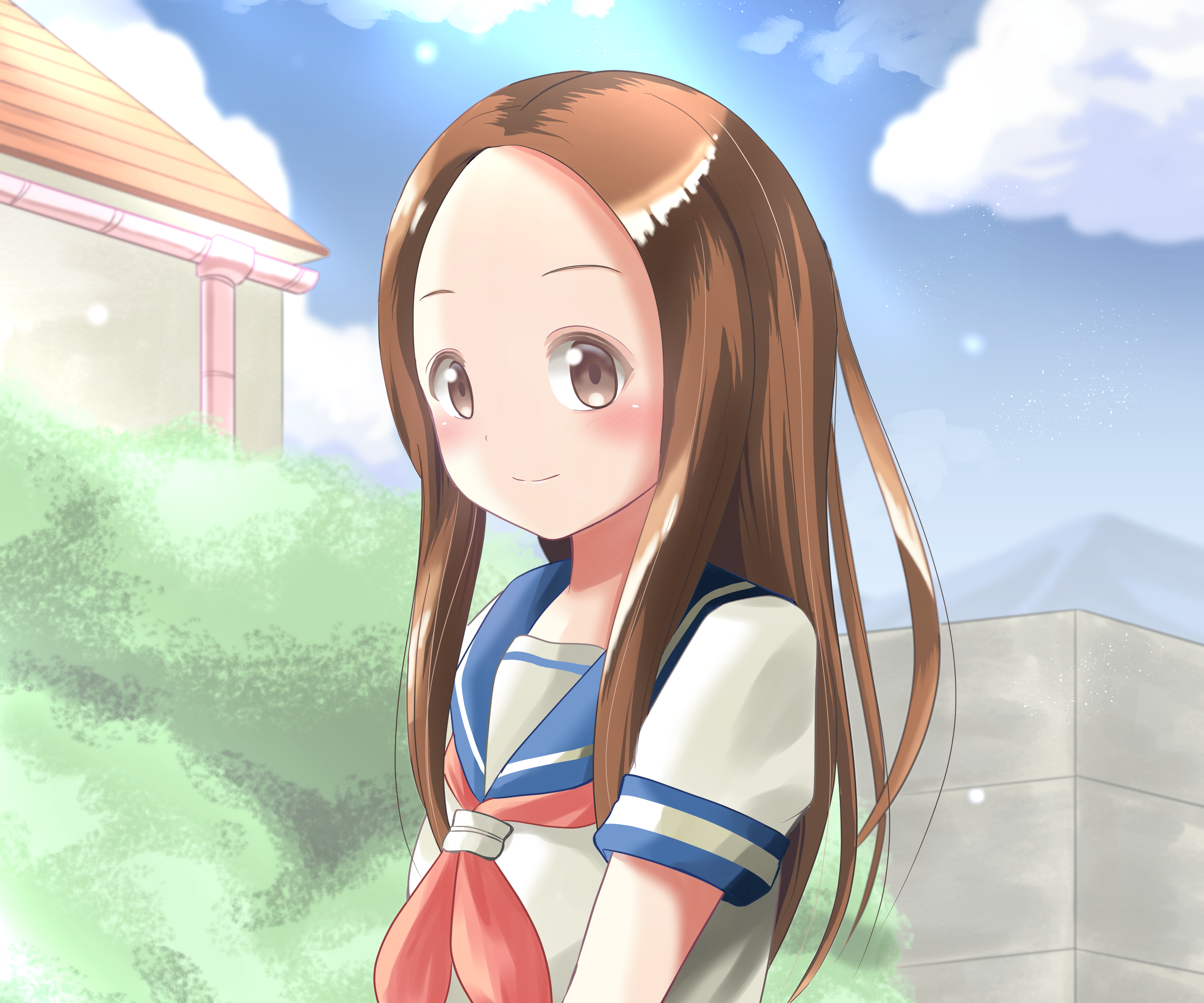 Takagi from Karakai Jouzu No Takagi-san HD Wallpaper