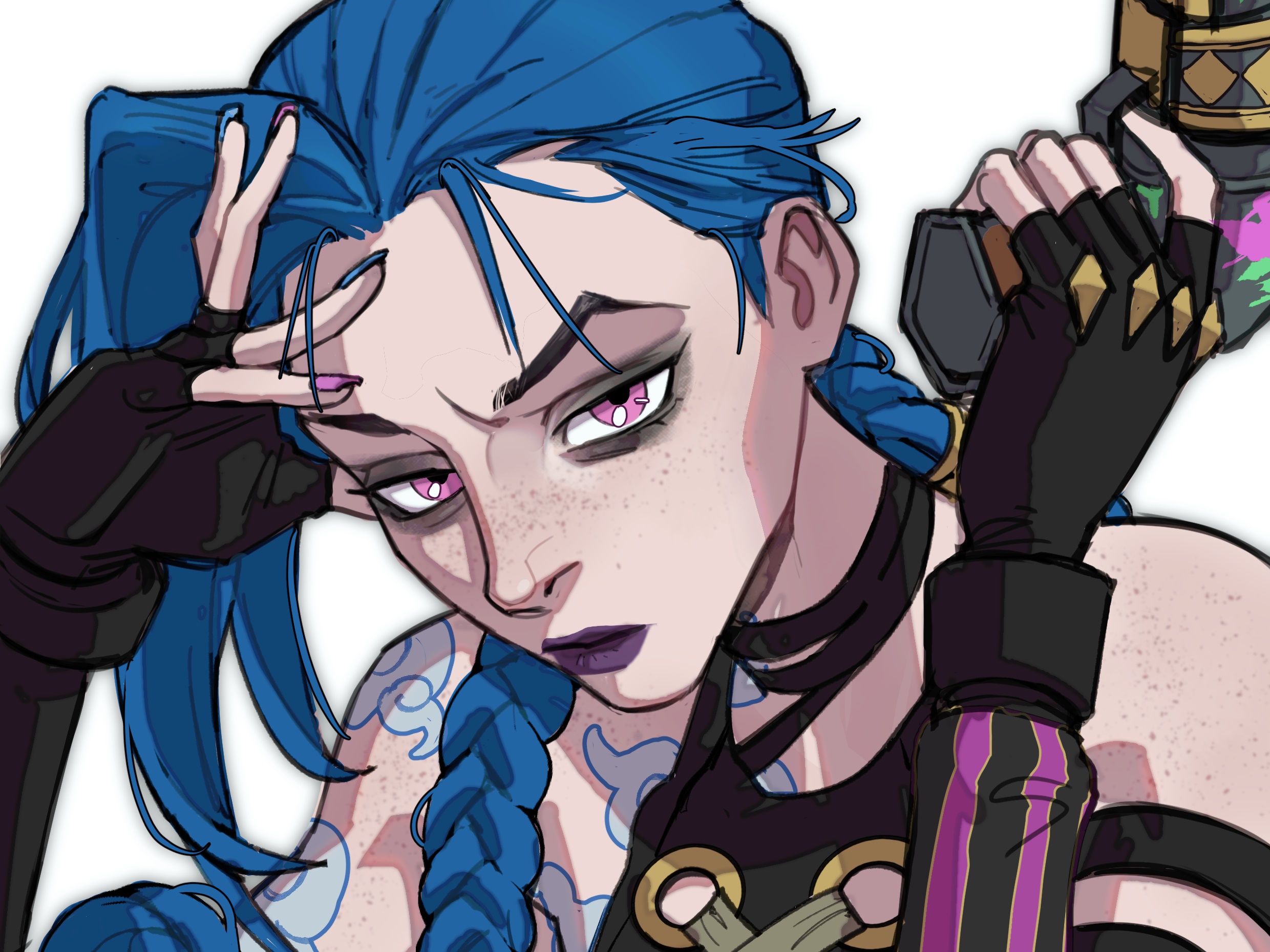 Jinx from League of Legends HD Wallpaper