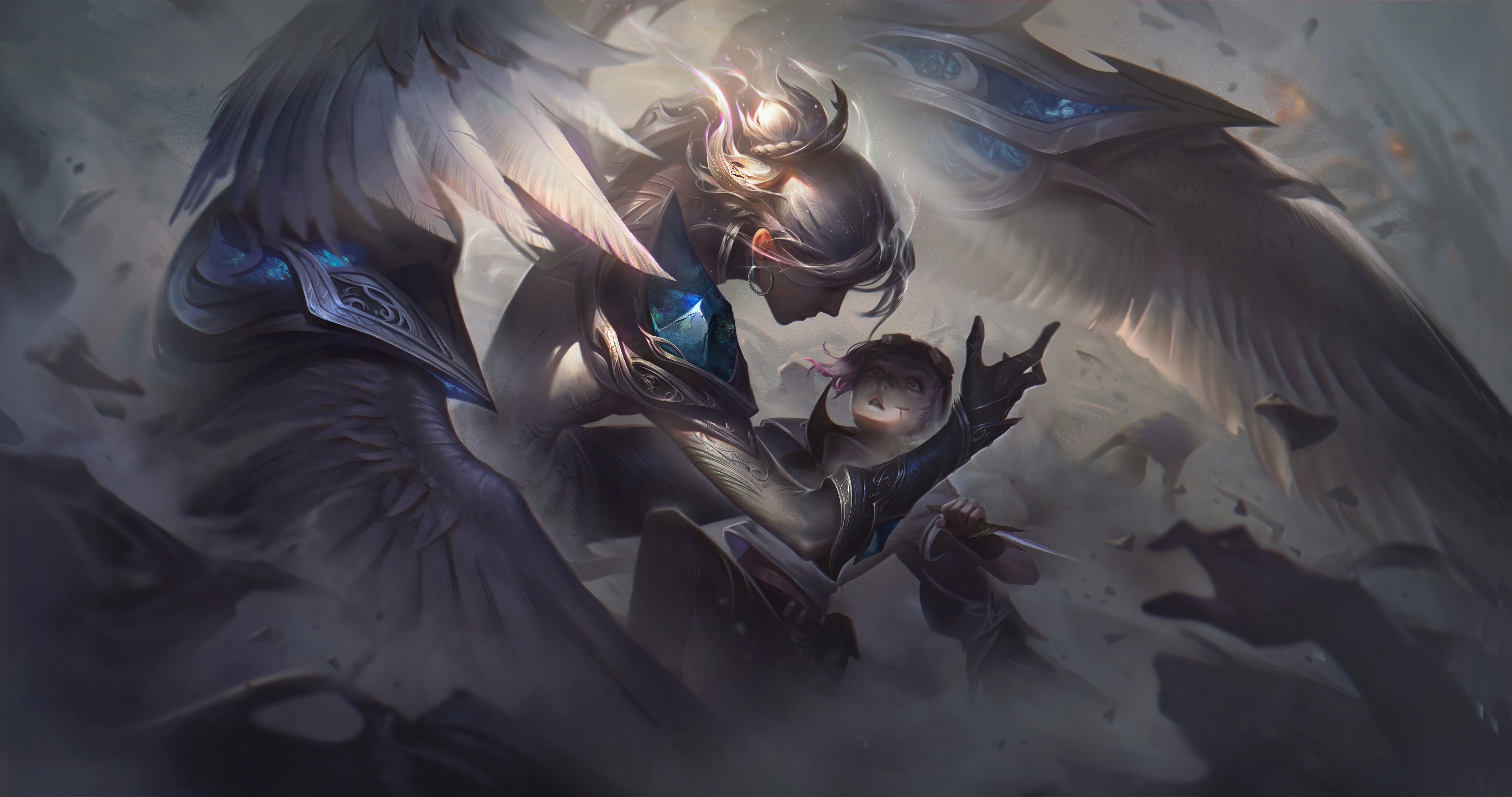 Aatrox and Kayn from League of Legends 4K HD Wallpaper
