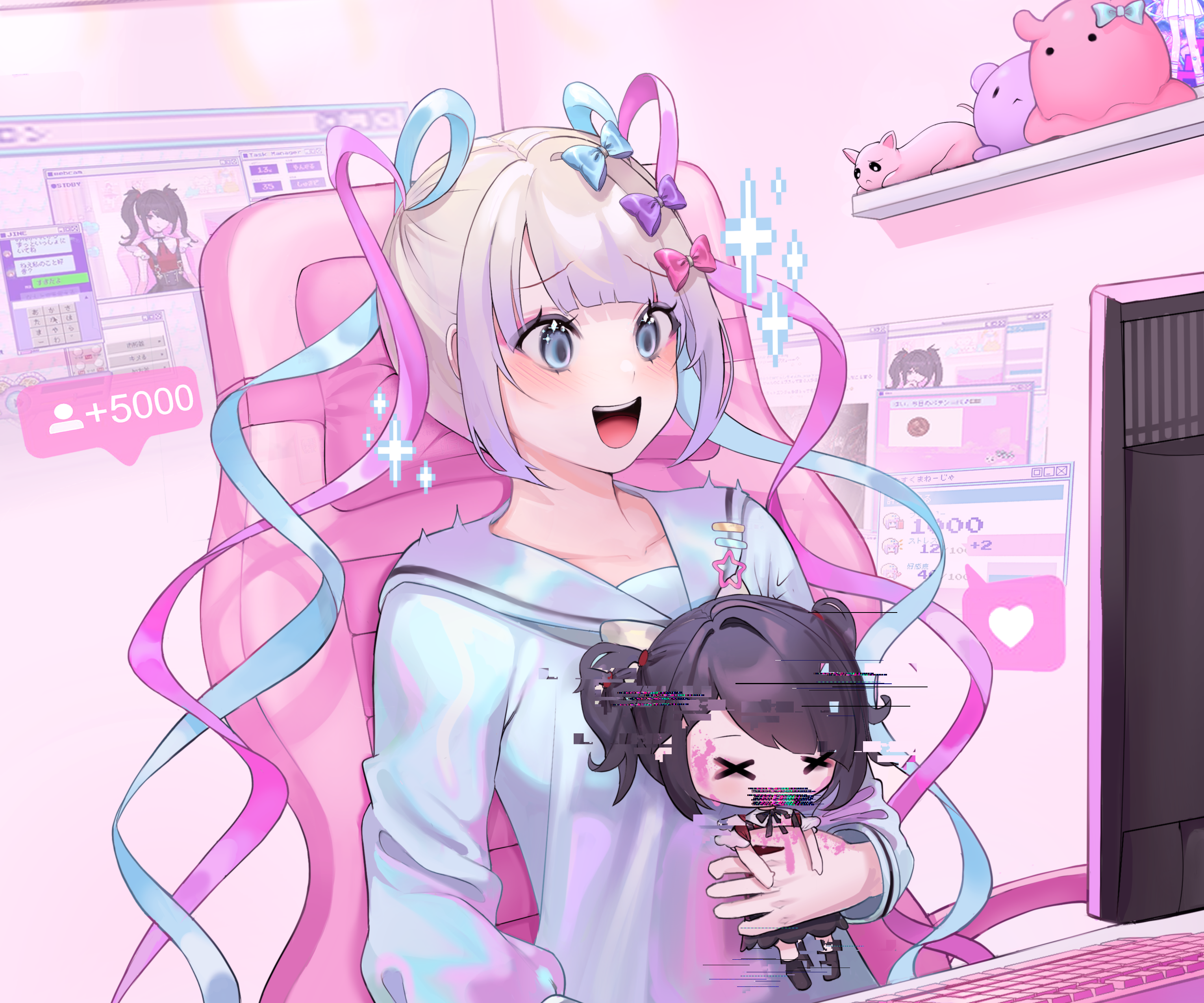 OMGkawaiiAngel-chan from NEEDY GIRL OVERDOSE HD Wallpaper
