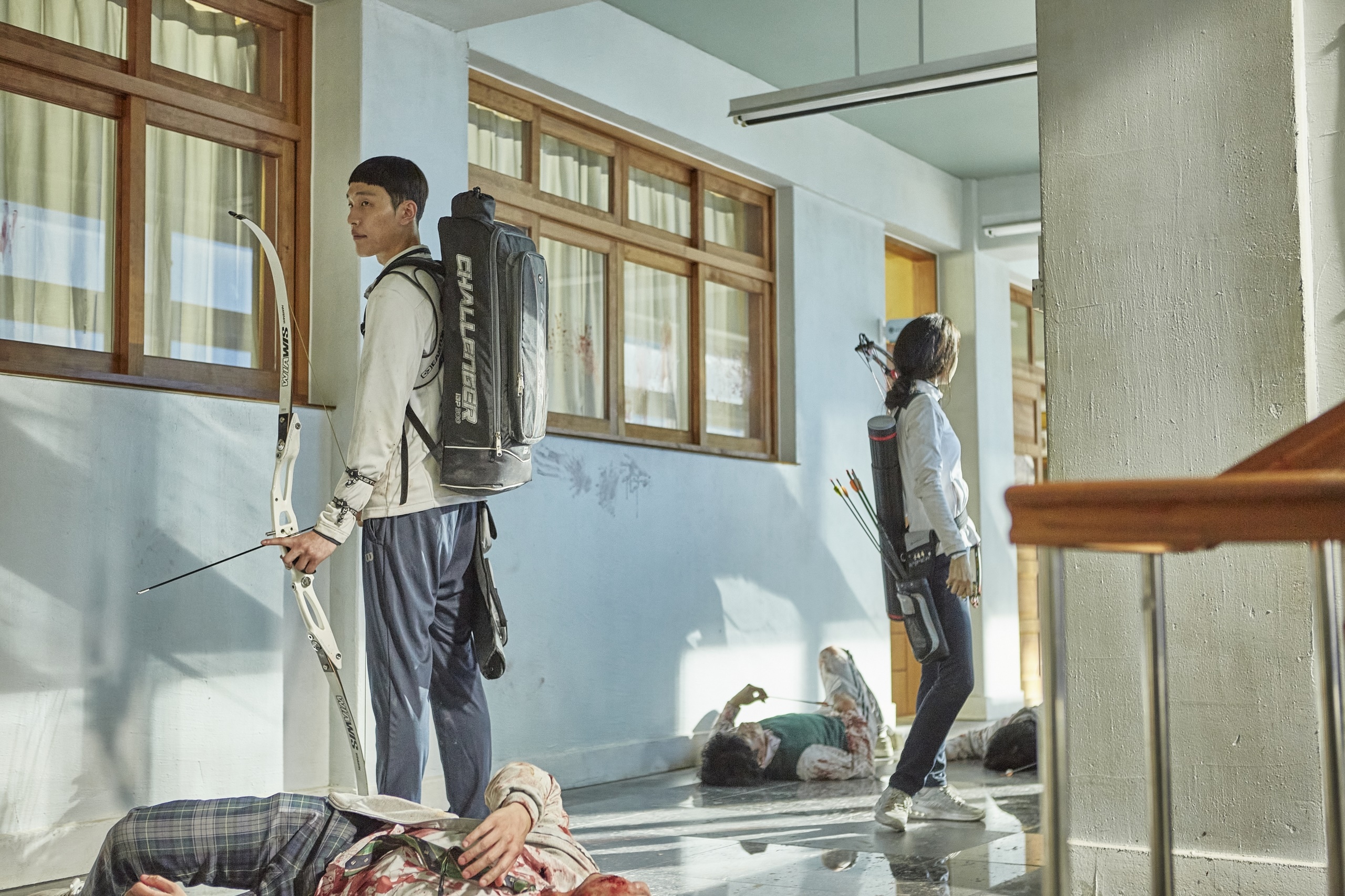 Students with bows in All Of Us Are Dead HD Wallpaper