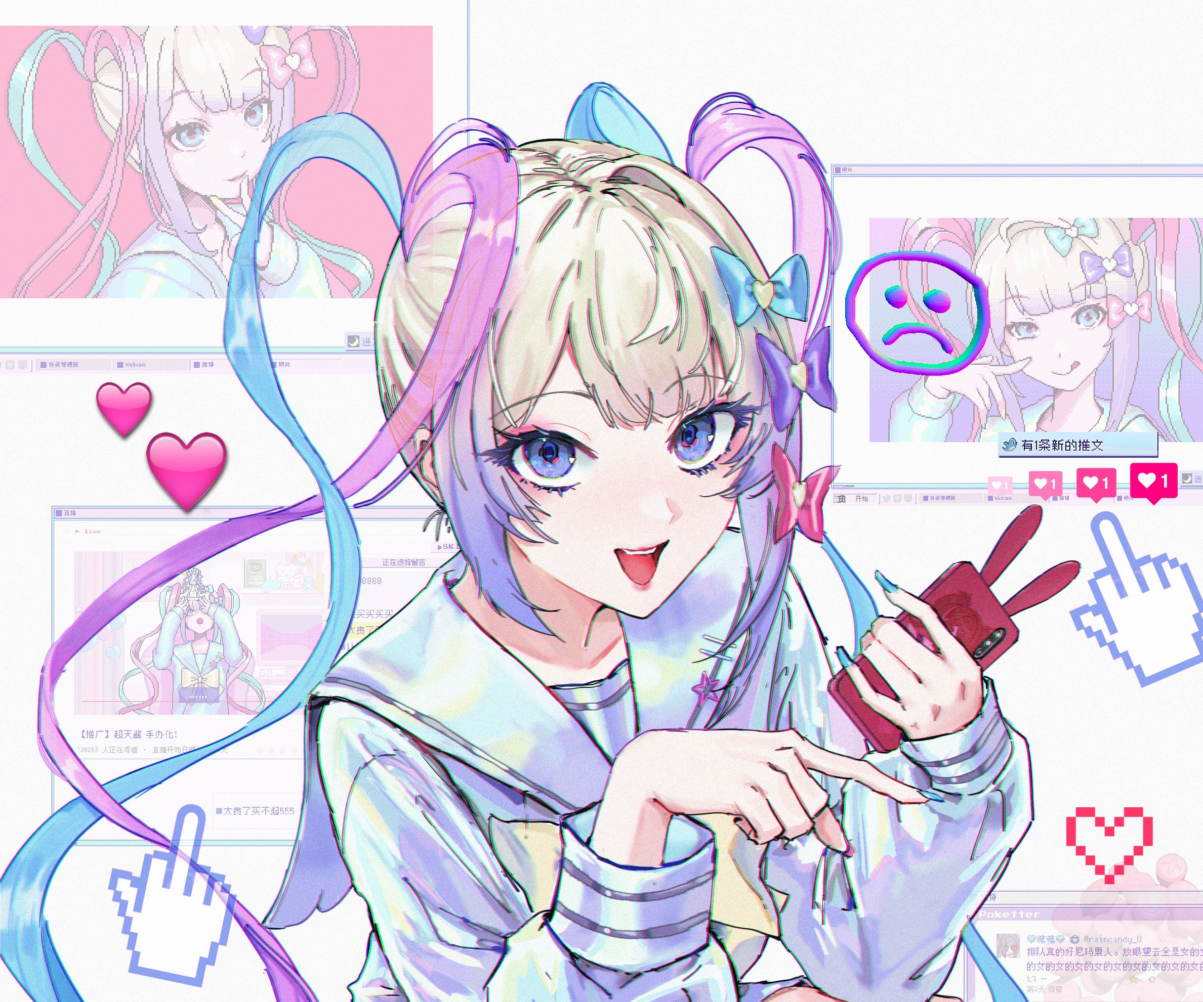 OMGkawaiiAngel-chan from NEEDY GIRL OVERDOSE HD Wallpaper