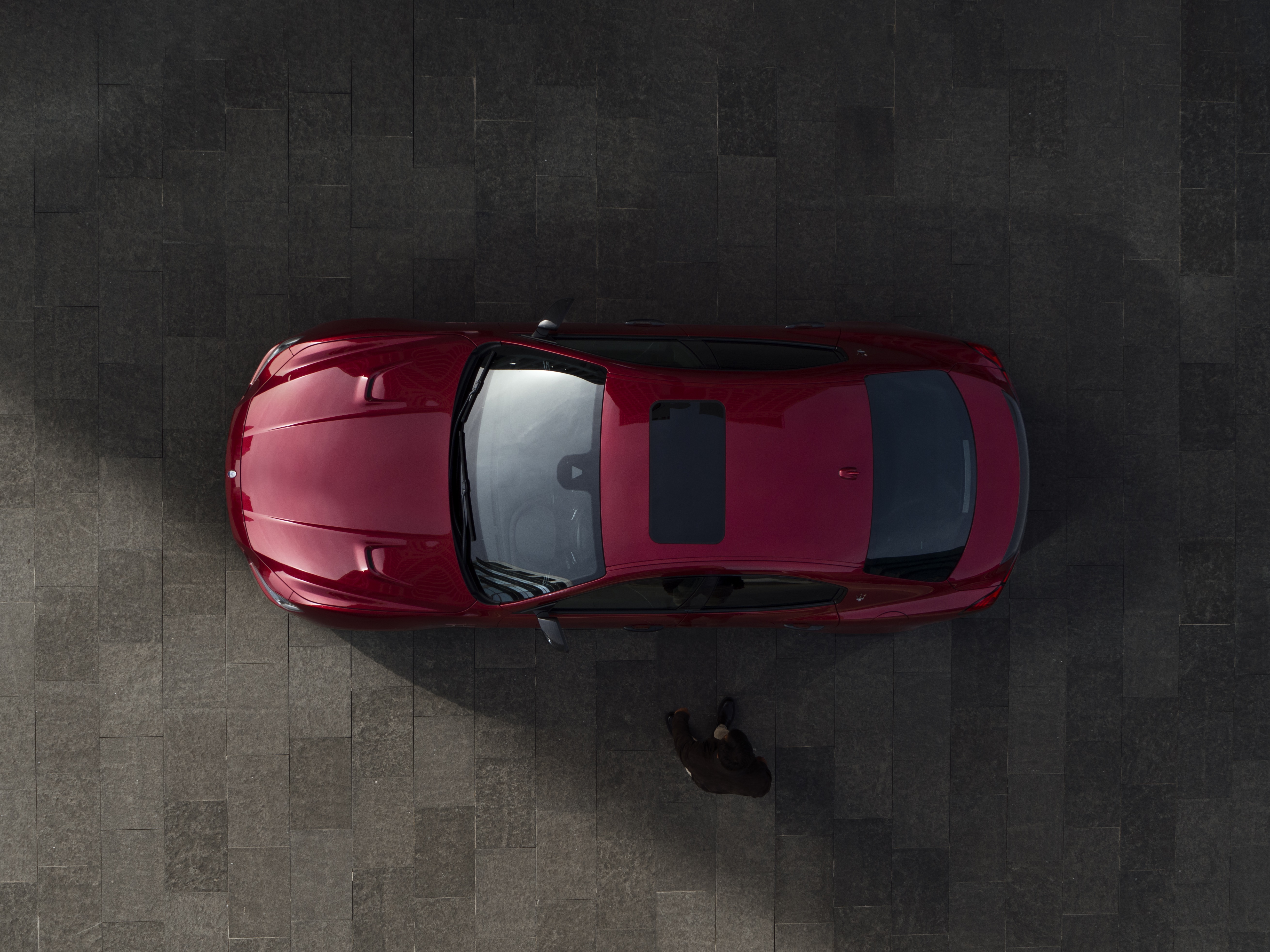Maserati Ghibli Trofeo Carbon Pack from above HD Wallpaper