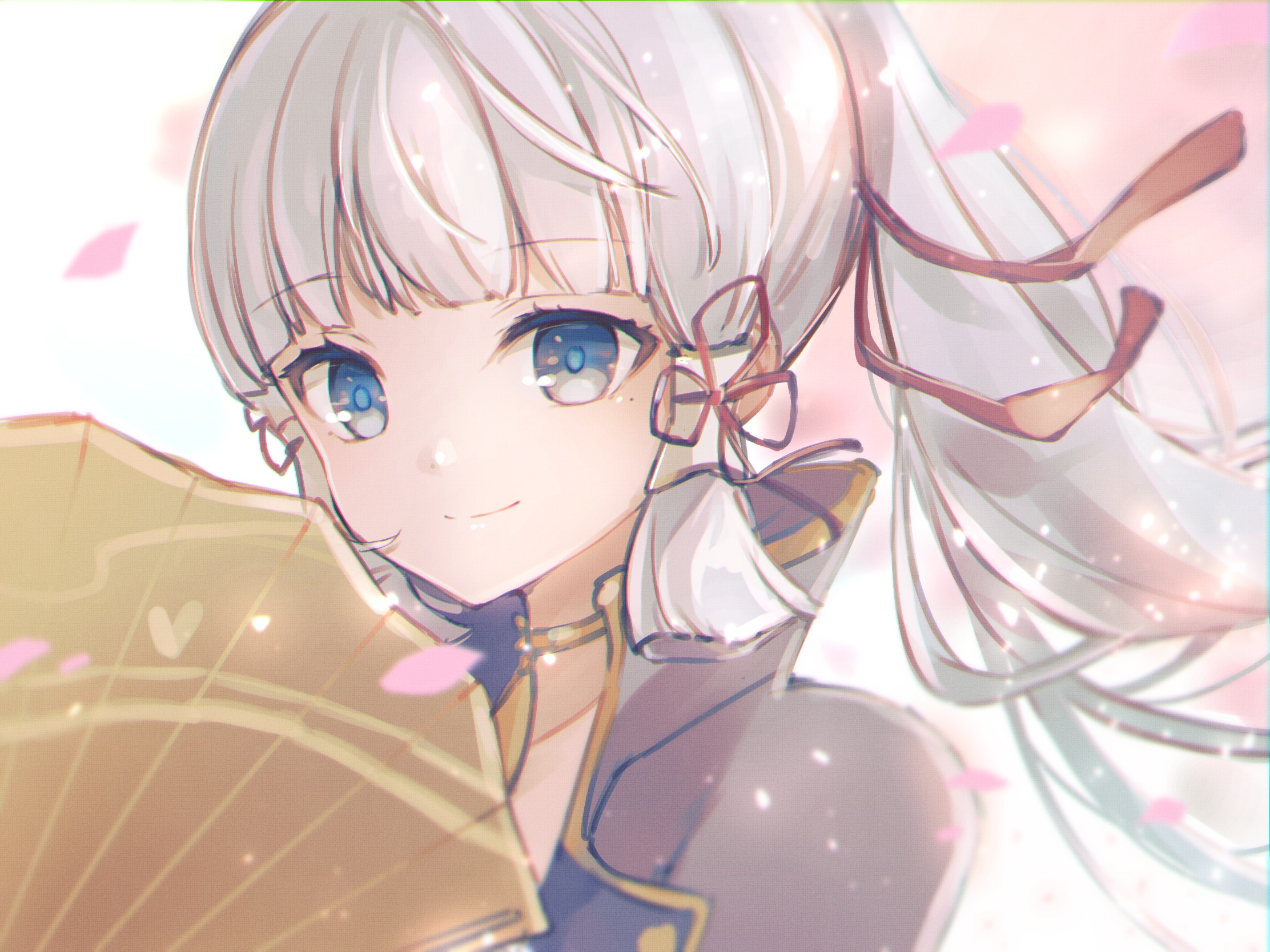 Kamisato Ayaka from Genshin Impact HD Wallpaper