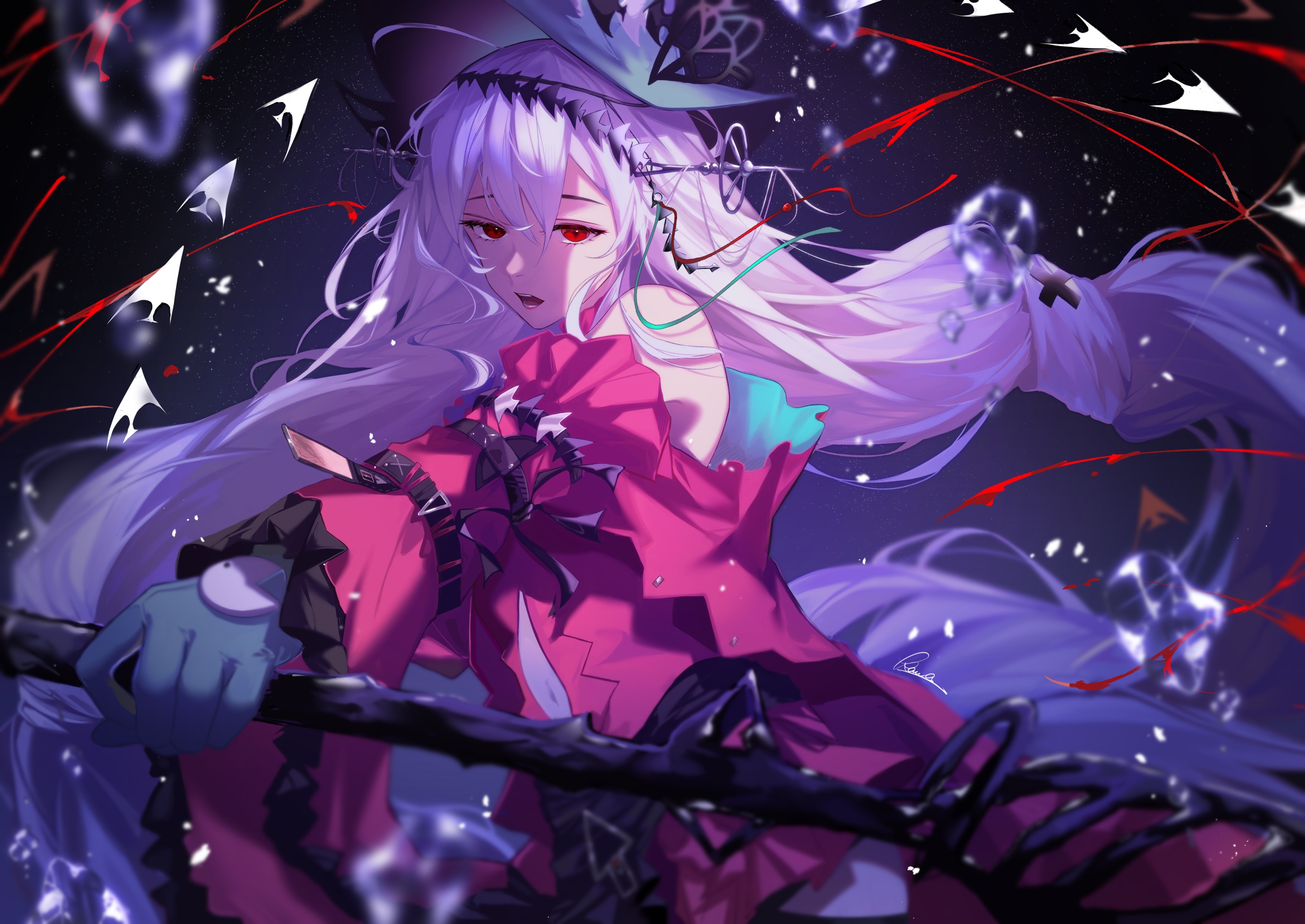 Skadi The Corrupting Heart from Arknights HD Wallpaper