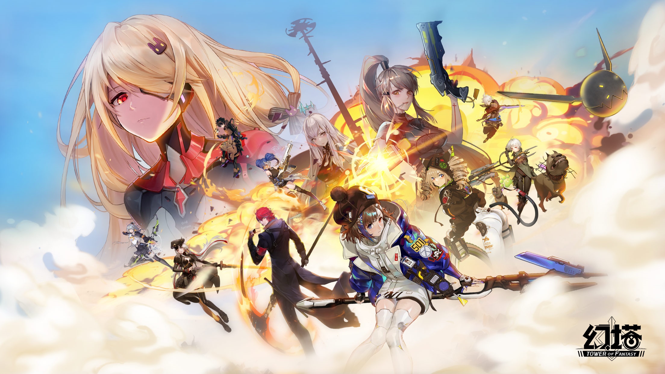 Characters from Tower of Fantasy HD Wallpaper