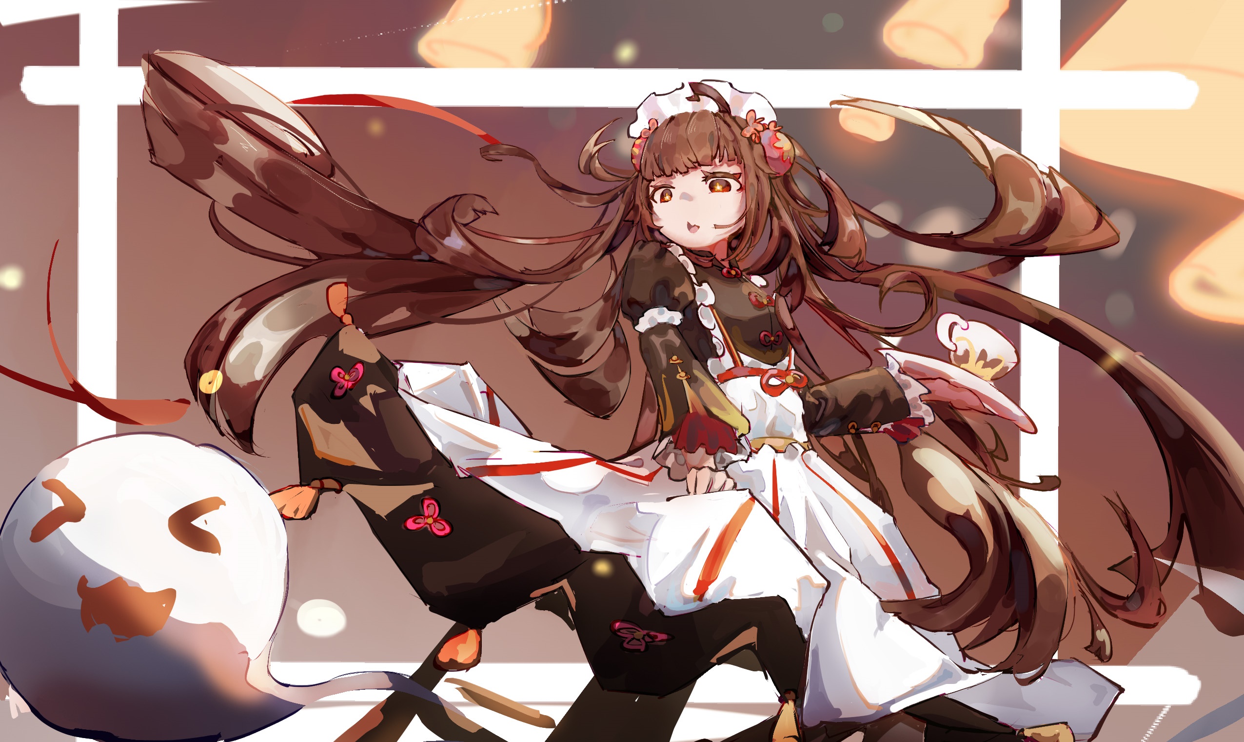 Hu Tao from Genshin Impact HD Wallpaper