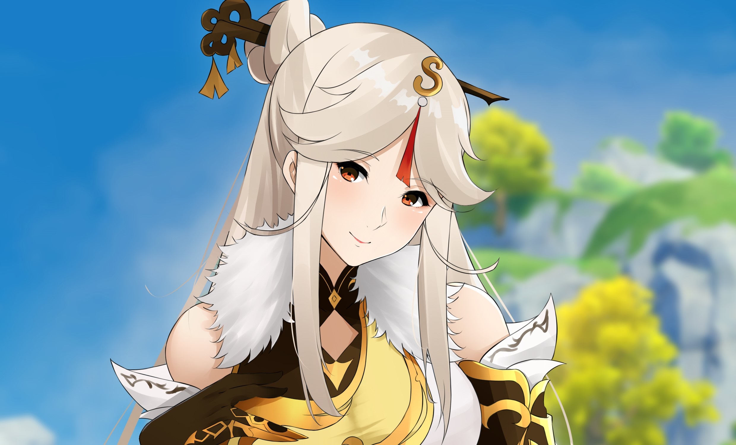 Ningguang from Genshin Impact HD Wallpaper