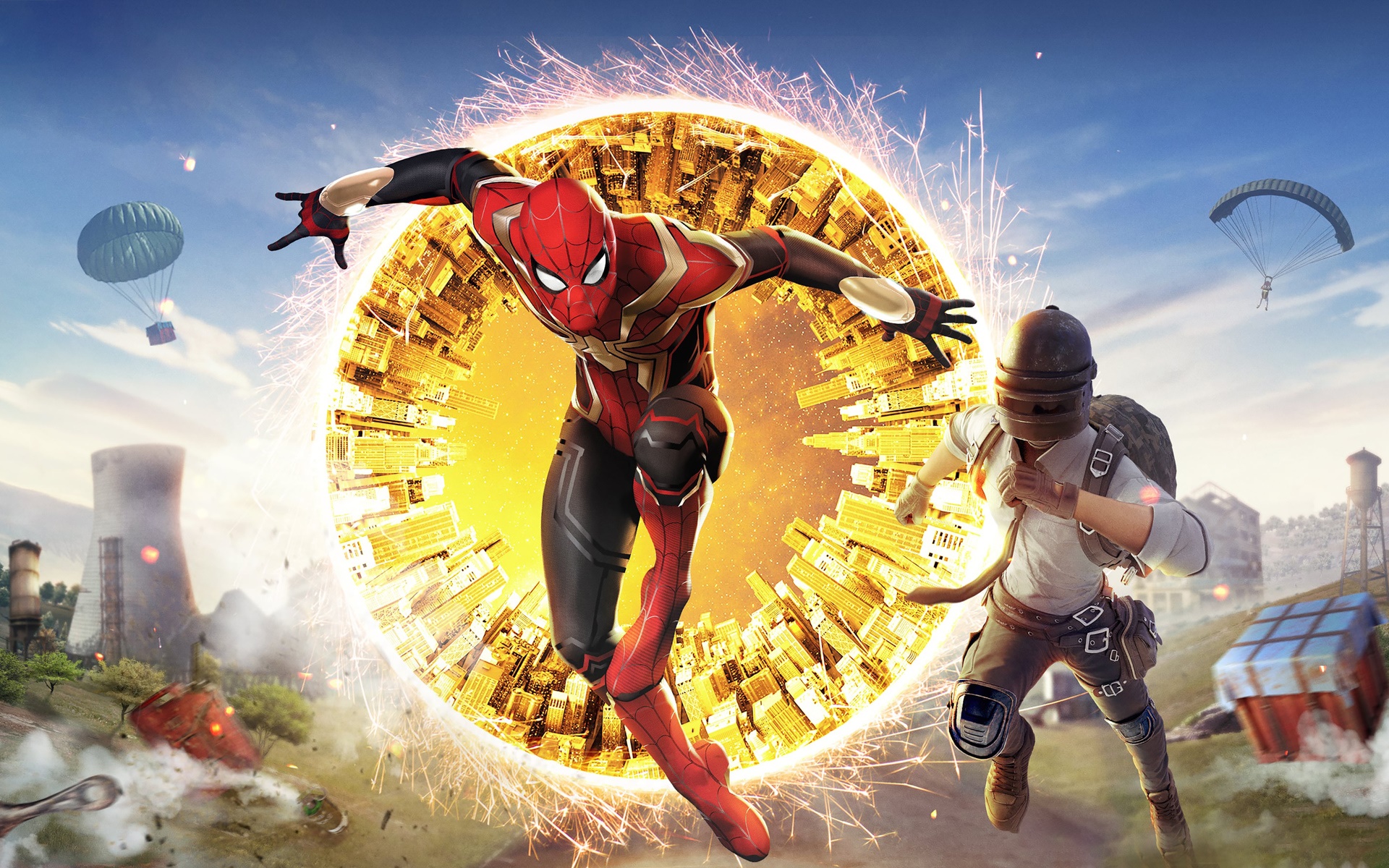 Spider-Man from Pubg Mobile X Spider-Man HD Wallpaper