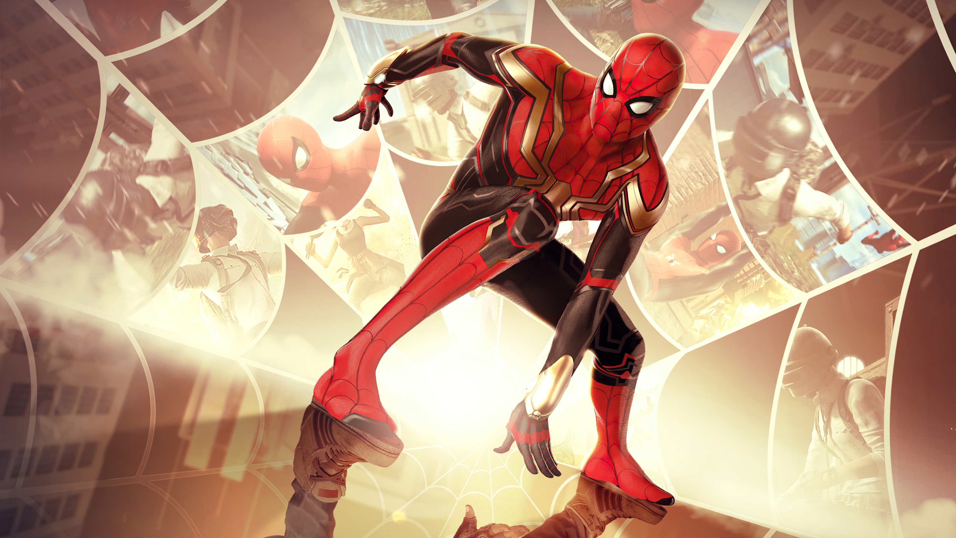 Spider-Man from Spider-Man: No Way Home in PUBG HD Wallpaper