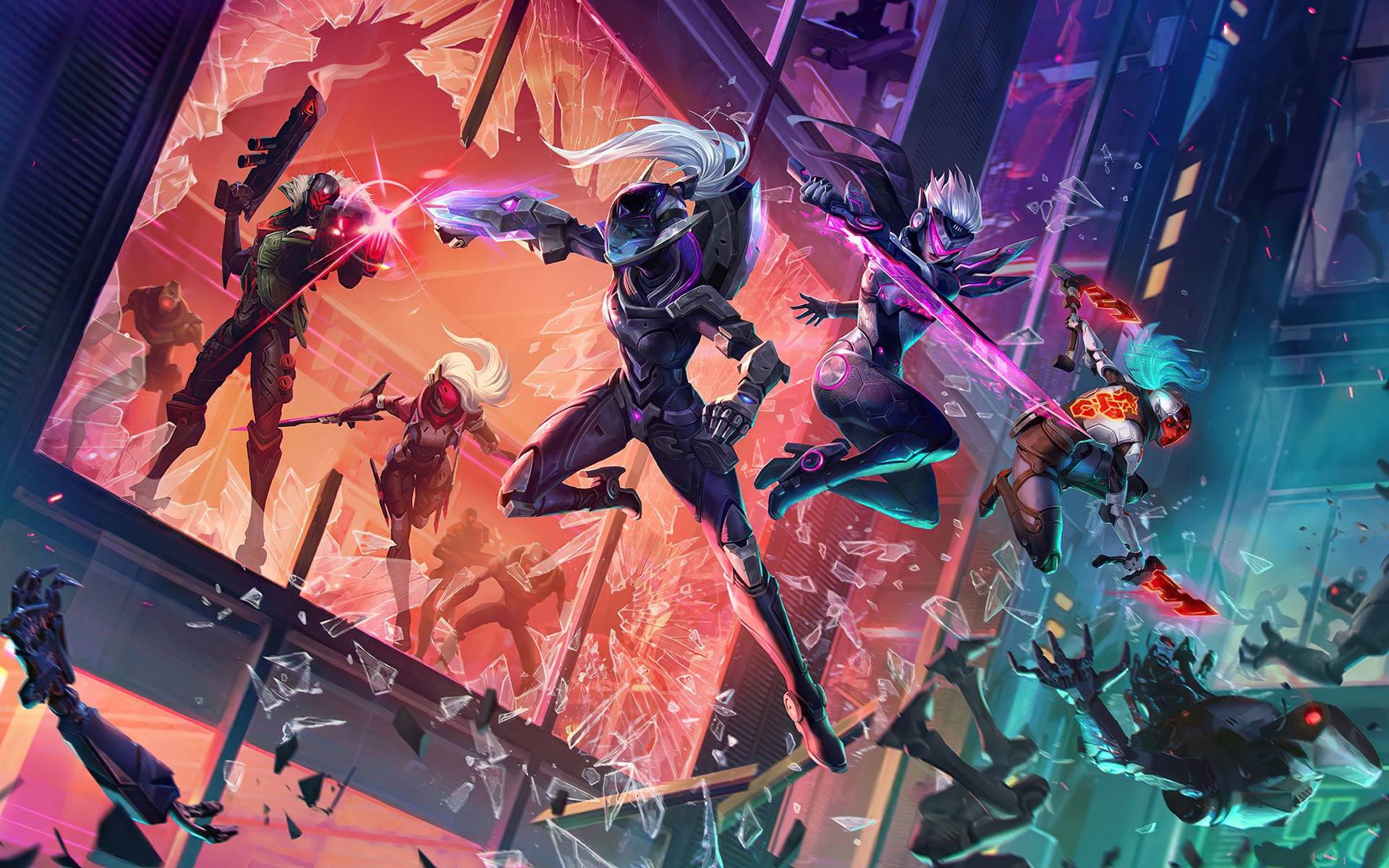 League of Legends: Wild Rift characters in combat HD Wallpaper