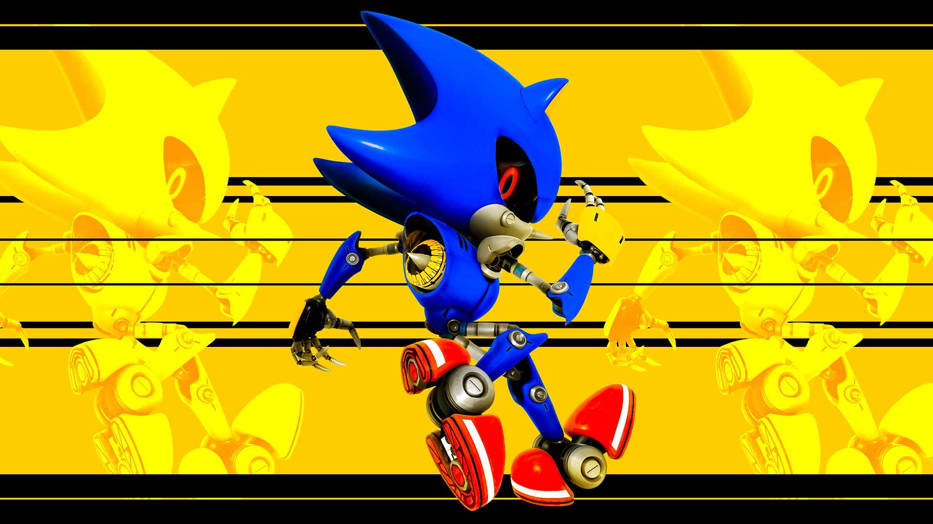 Metal Sonic from Sonic the Hedgehog HD Wallpaper