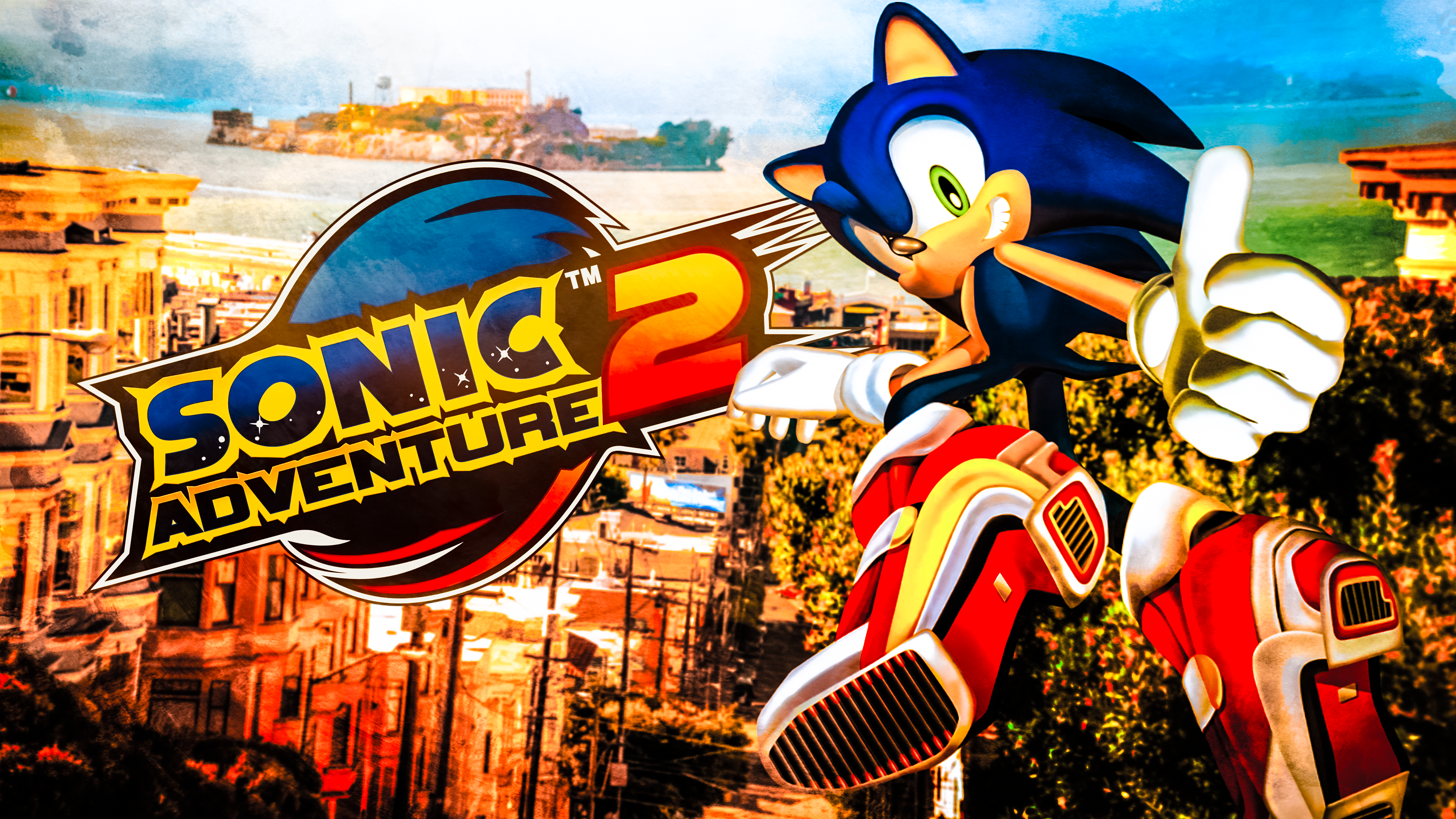 Sonic the Hedgehog from Sonic Adventure 2 HD Wallpaper