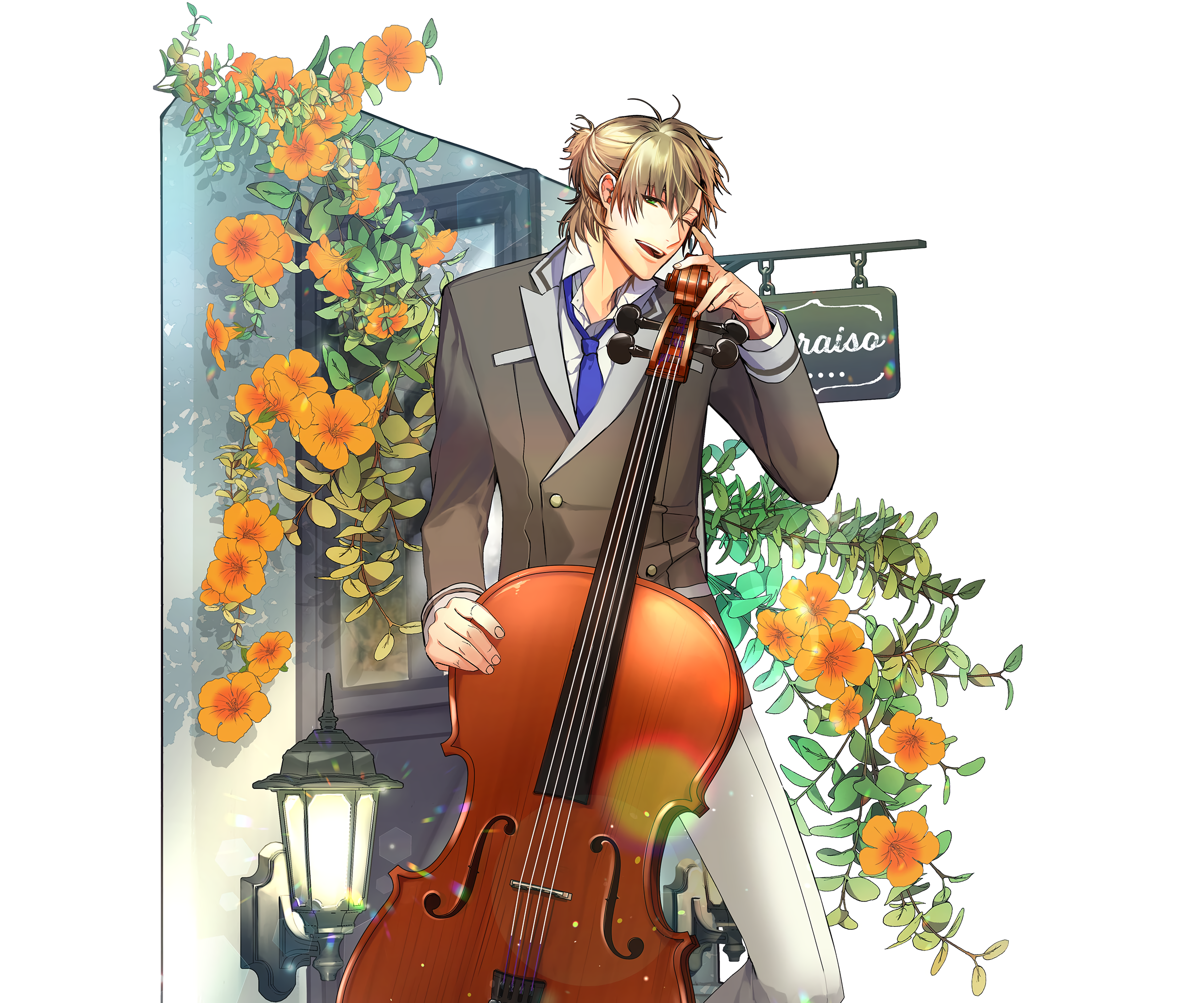 Narumiya Tomoharu from Kiniro No Corda ~Starlight Orchestra~ HD Wallpaper