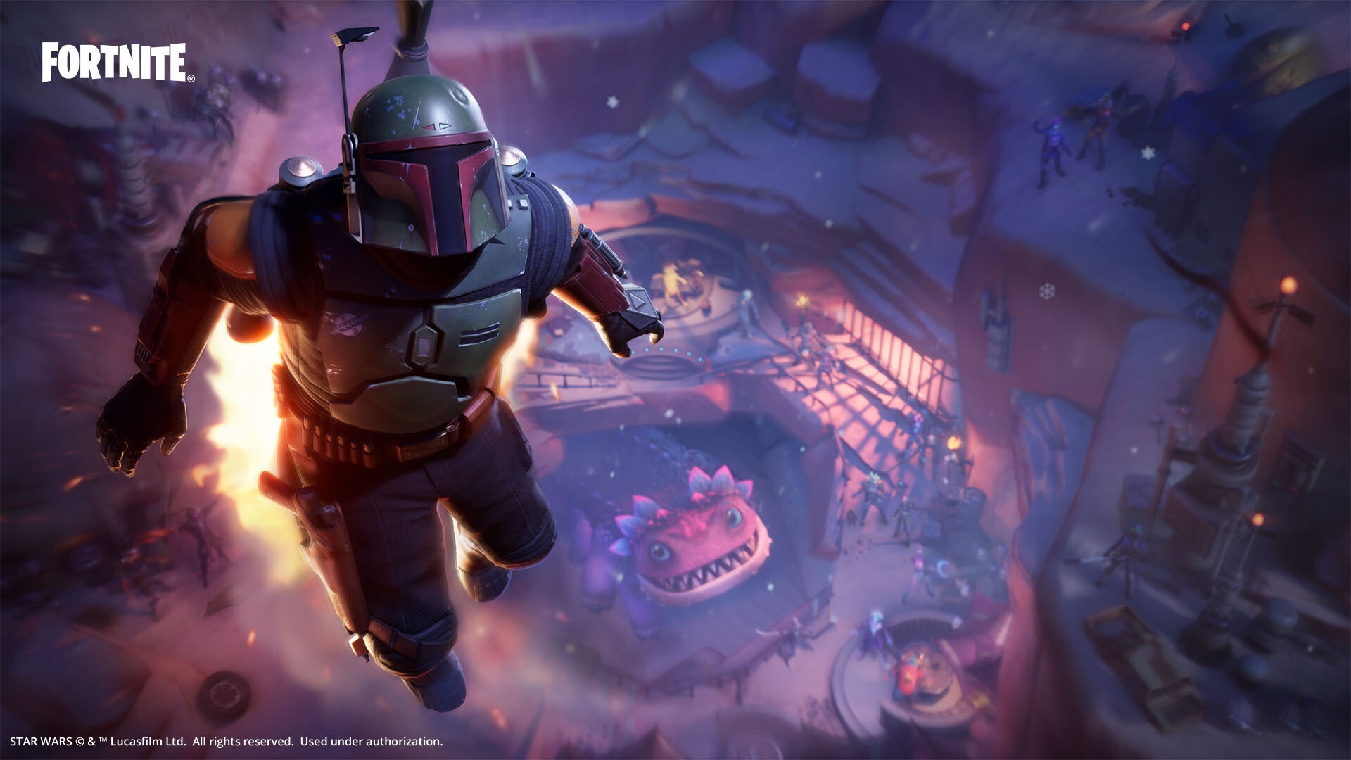 Boba Fett from Star Wars in Fortnite HD Wallpaper